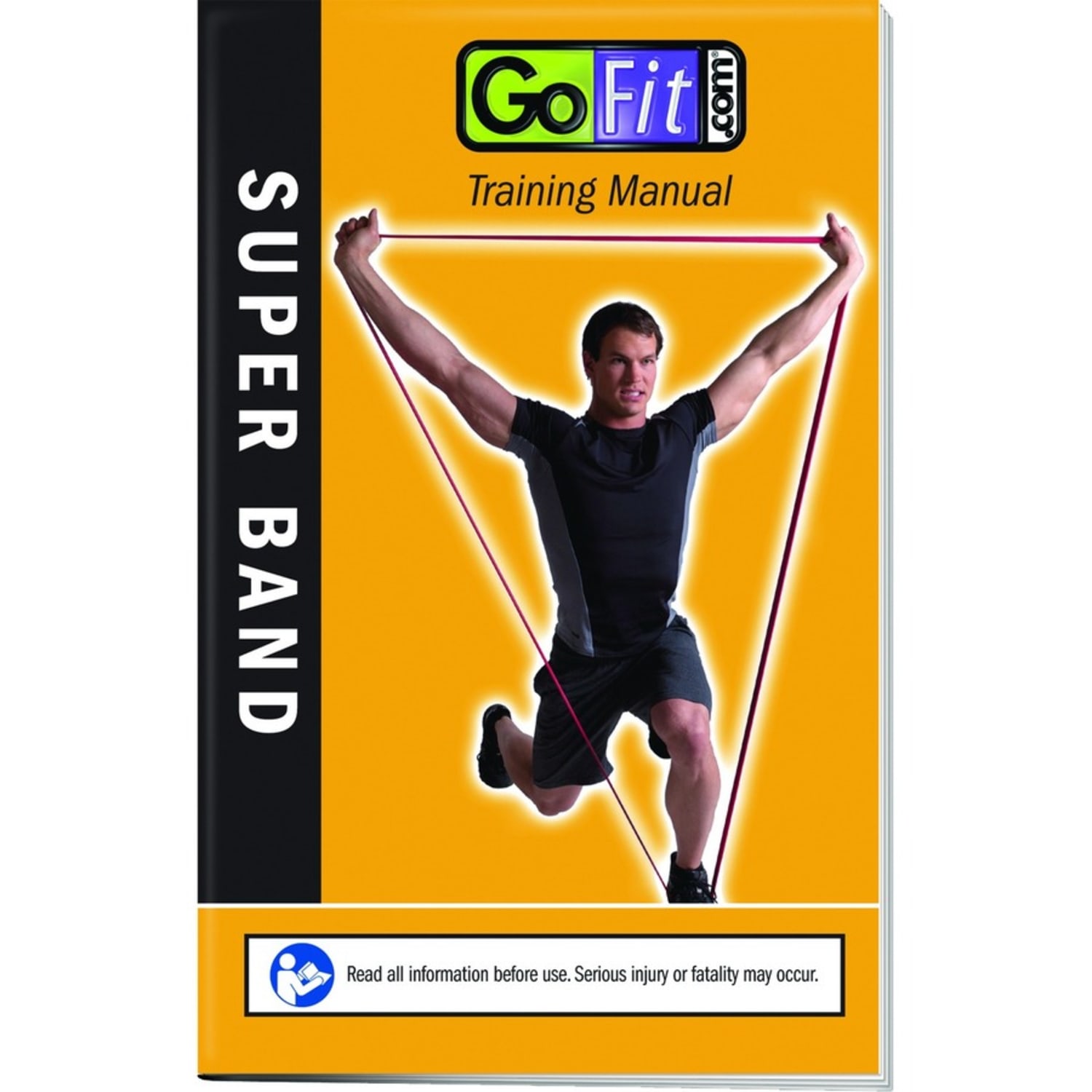 GoFit Super Band (40 Pounds to 80 Pounds) - Red - Latex - Image 4