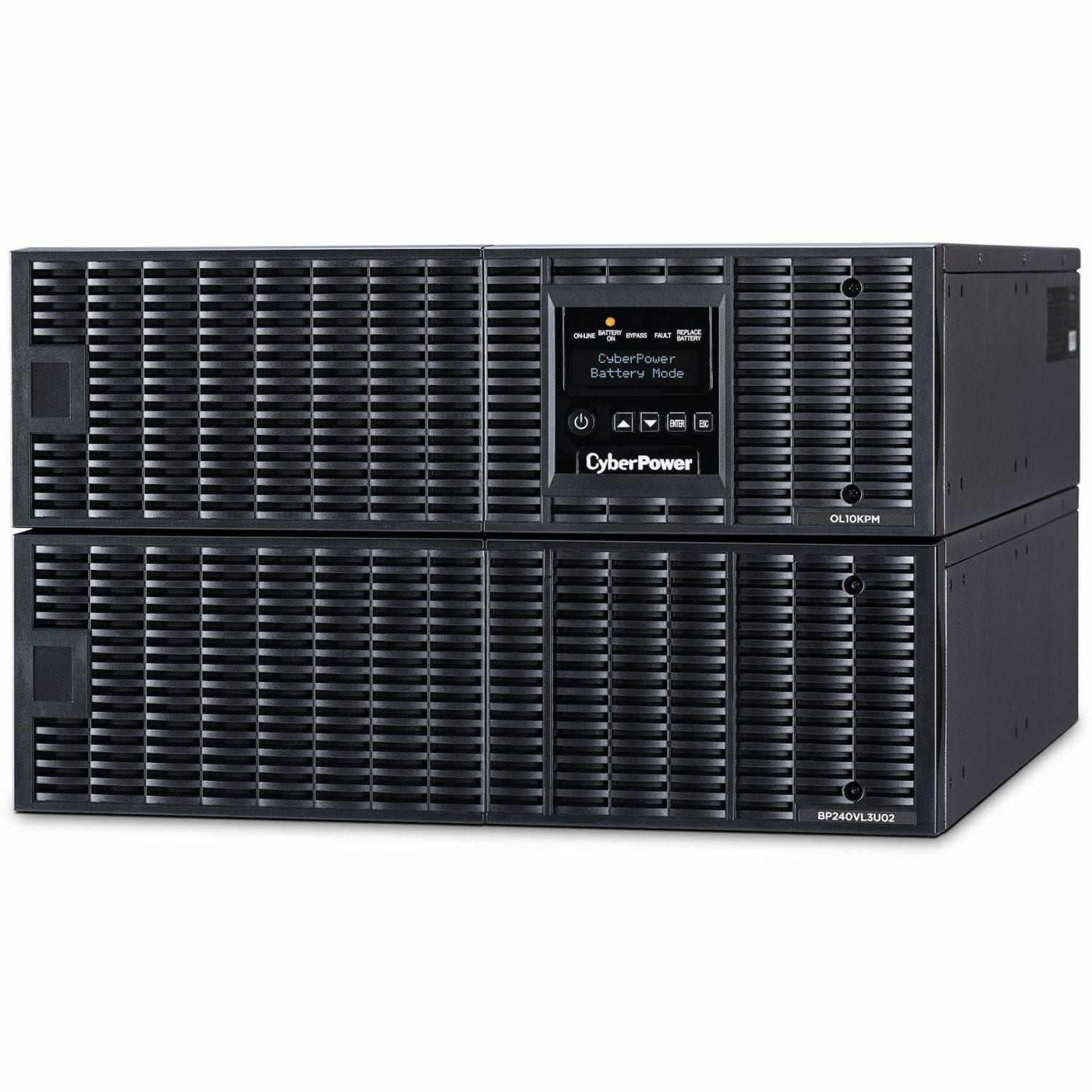 CyberPower OL10KRT Smart App Online UPS Systems - 10000VA/10000W, 200 - 240 VAC, Hardwire, 6U, Rack/Tower, Sine Wave, 4 Outlets, LCD- OL10KRT - Image 4