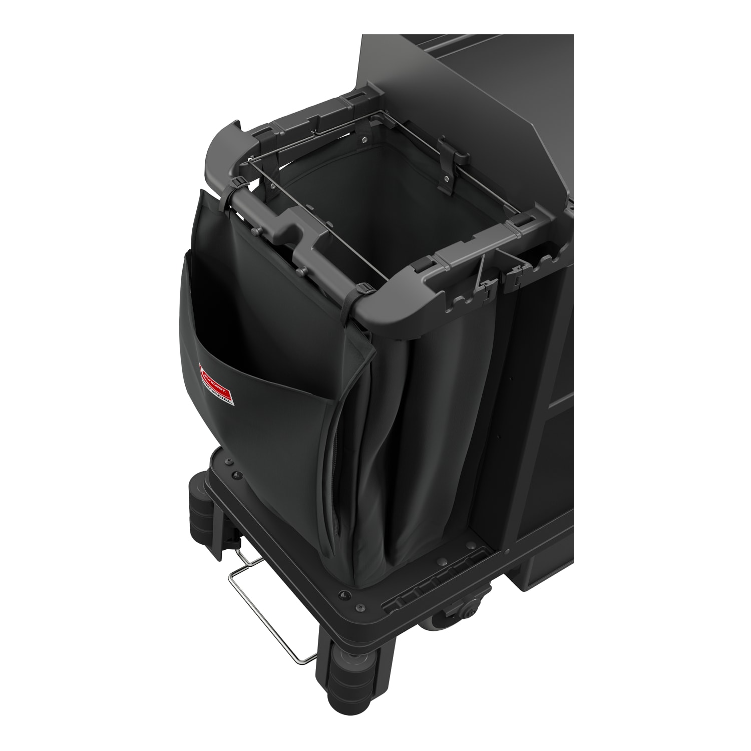 Suncast Commercial Amenity Housekeeping Bag, 19-9/16inH x 19-3/16inW, Black - Image 4