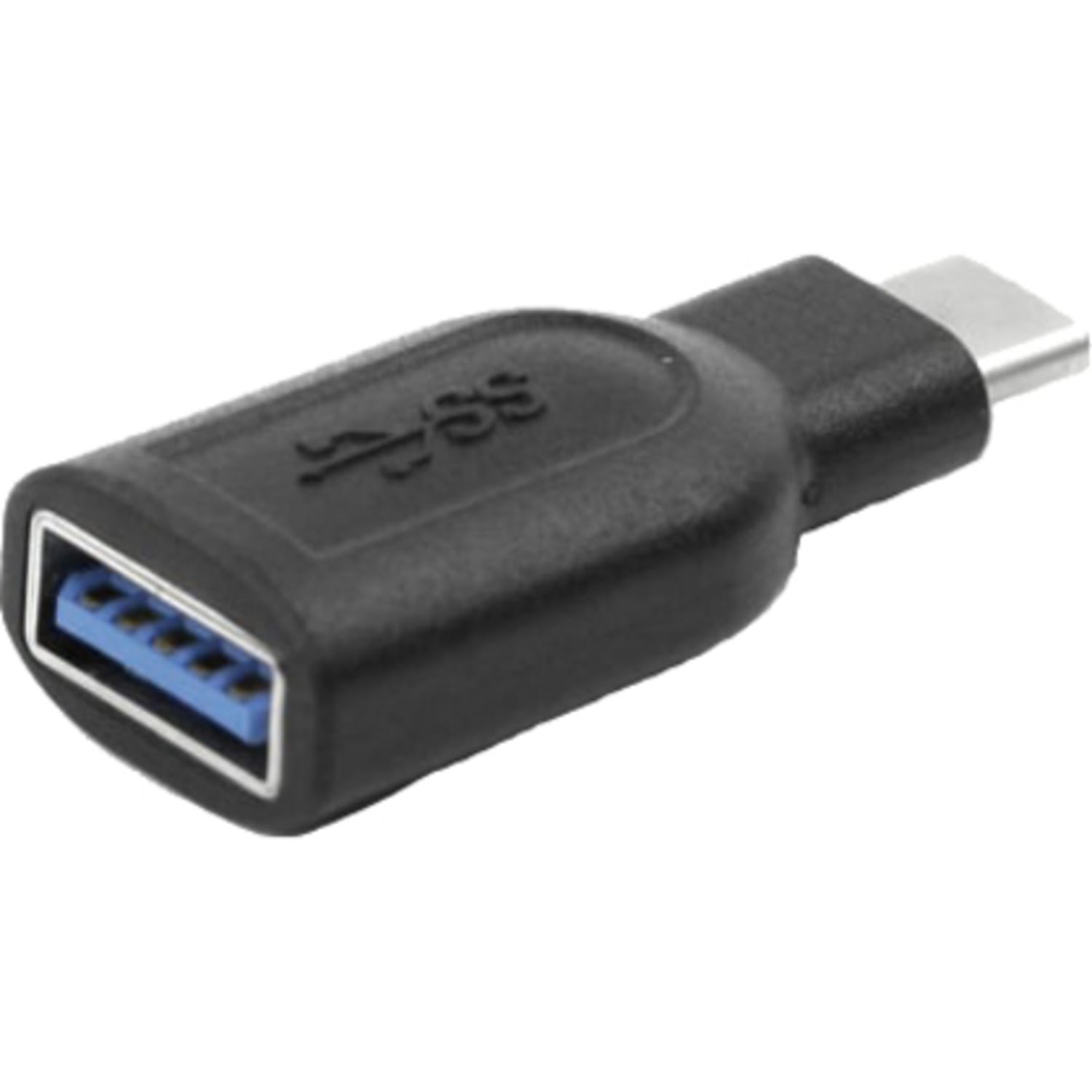 4XEM USB Type-C to USB Type-A Adapter - 1 Pack - 1 x Type A USB 3.0 USB Female - 1 x Type C USB 3.0 USB Male - Black - Image 3