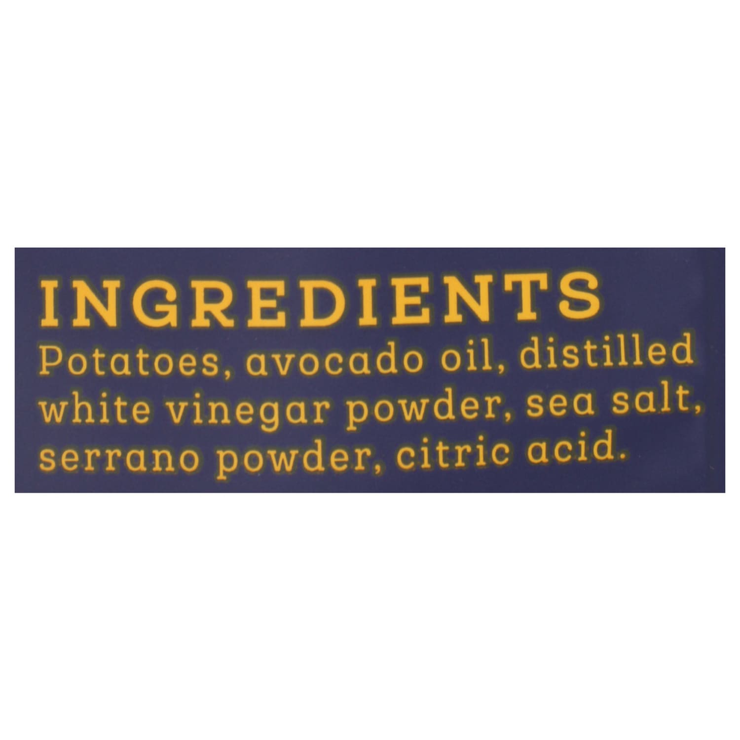 Siete Family Foods Kettle Cooked Potato Chips, Serrano Sea Salt & Vinegar, 5.5 Oz, Total Qty 6 - Image 3