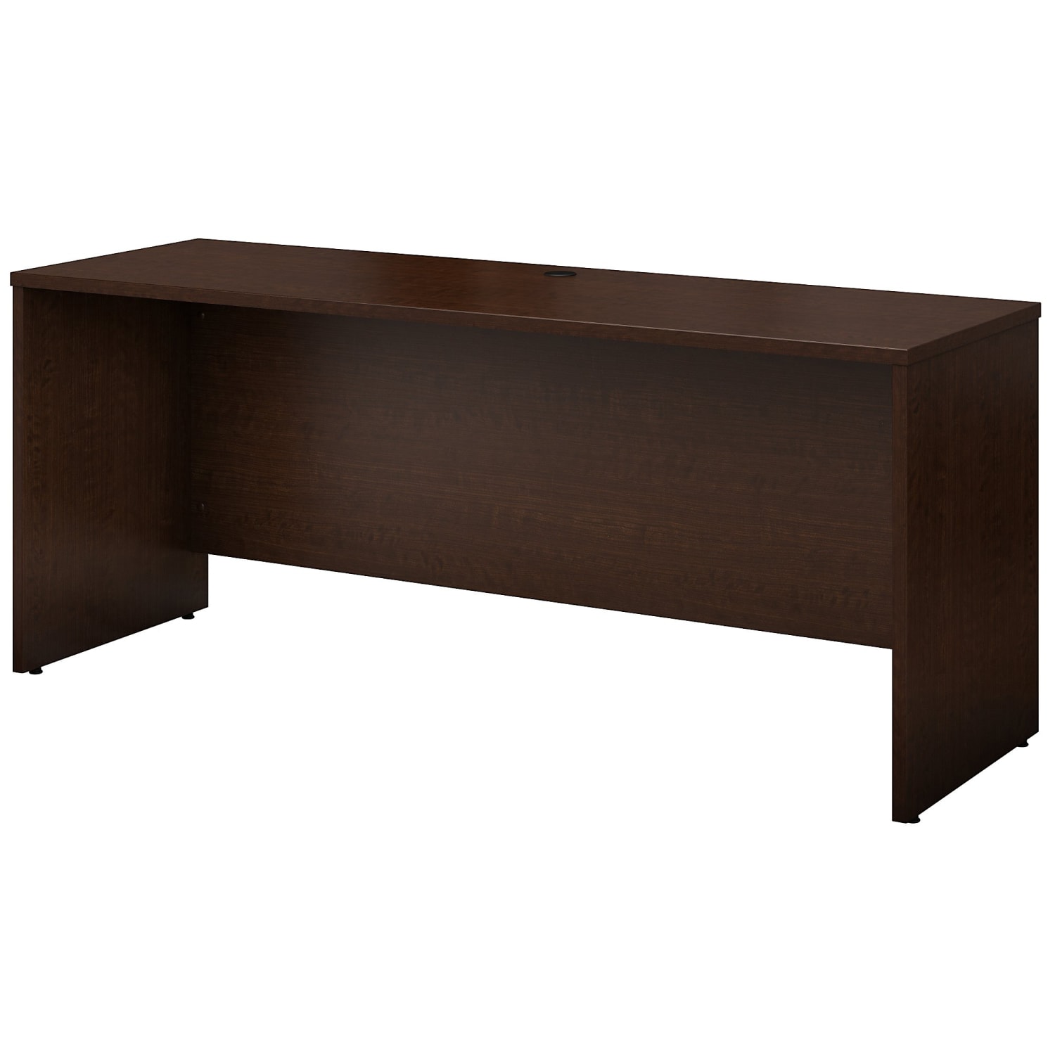 Bush Business Furniture Series C Components 72inW Credenza Computer Desk Mocha Cherry, Standard Delivery