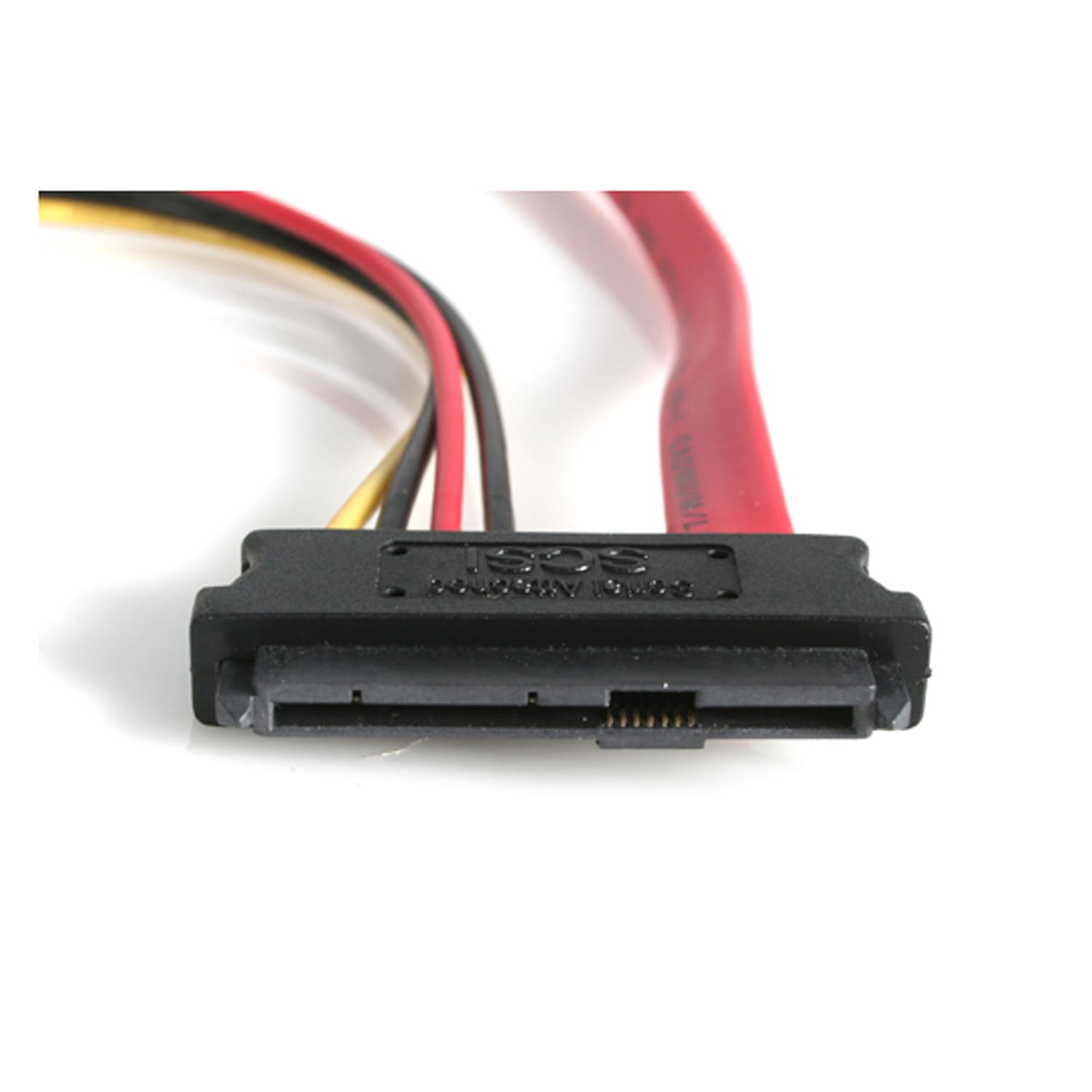 StarTech.com S18in SAS 29 Pin to SATA Cable with LP4 Power - Connect a SAS hard drive to a SATA controller. - SAS729PW18 - Image 4