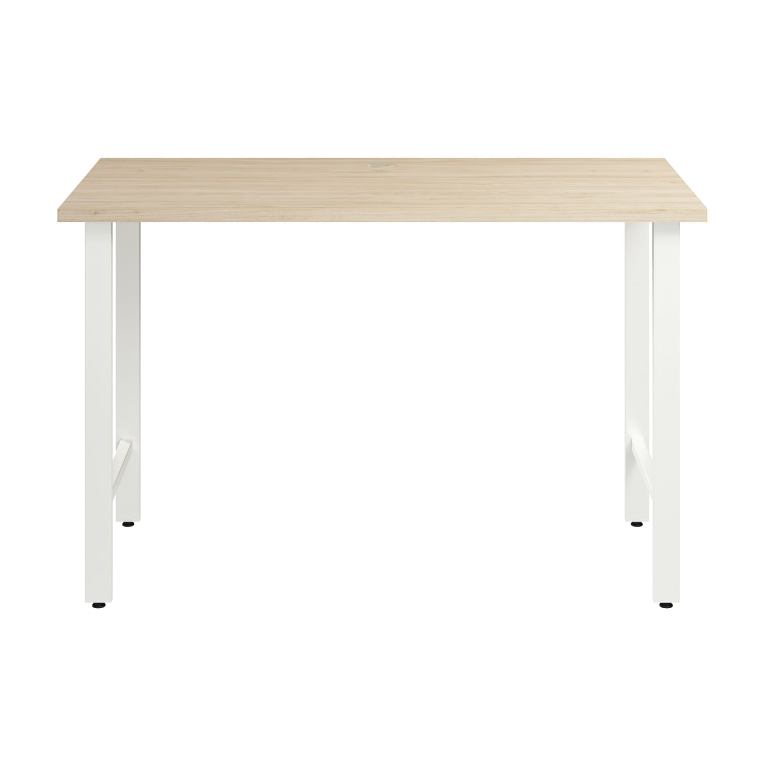 Bush Business Furniture Hustle 48inW Computer Desk With Metal Legs, Natural Elm, Standard Delivery - Image 3
