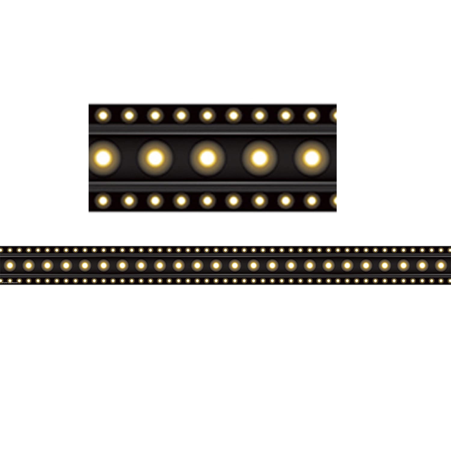 Teacher Created Resources Straight Border Trim, Black Marquee, 35ft Per Pack, Set Of 6 Packs - Image 3