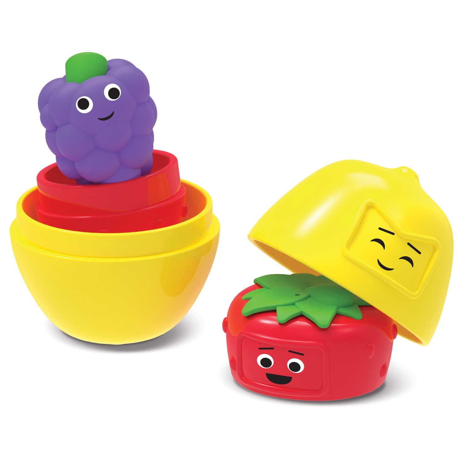 Learning Resources Big Feelings Nesting Fruit Friends, Multicolor, Set Of 9 Fruit Pieces - Image 5