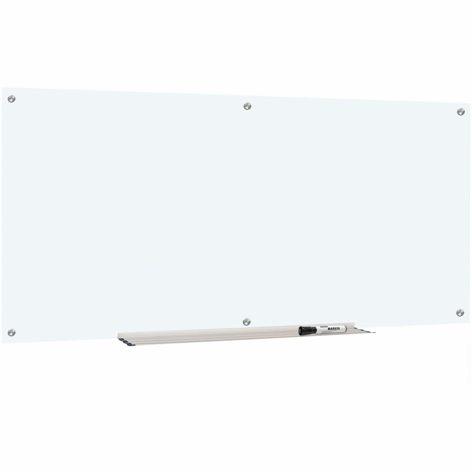 Lorell Glass Unframed Dry-Erase Whiteboard, 36in x 72in, White - Image 3