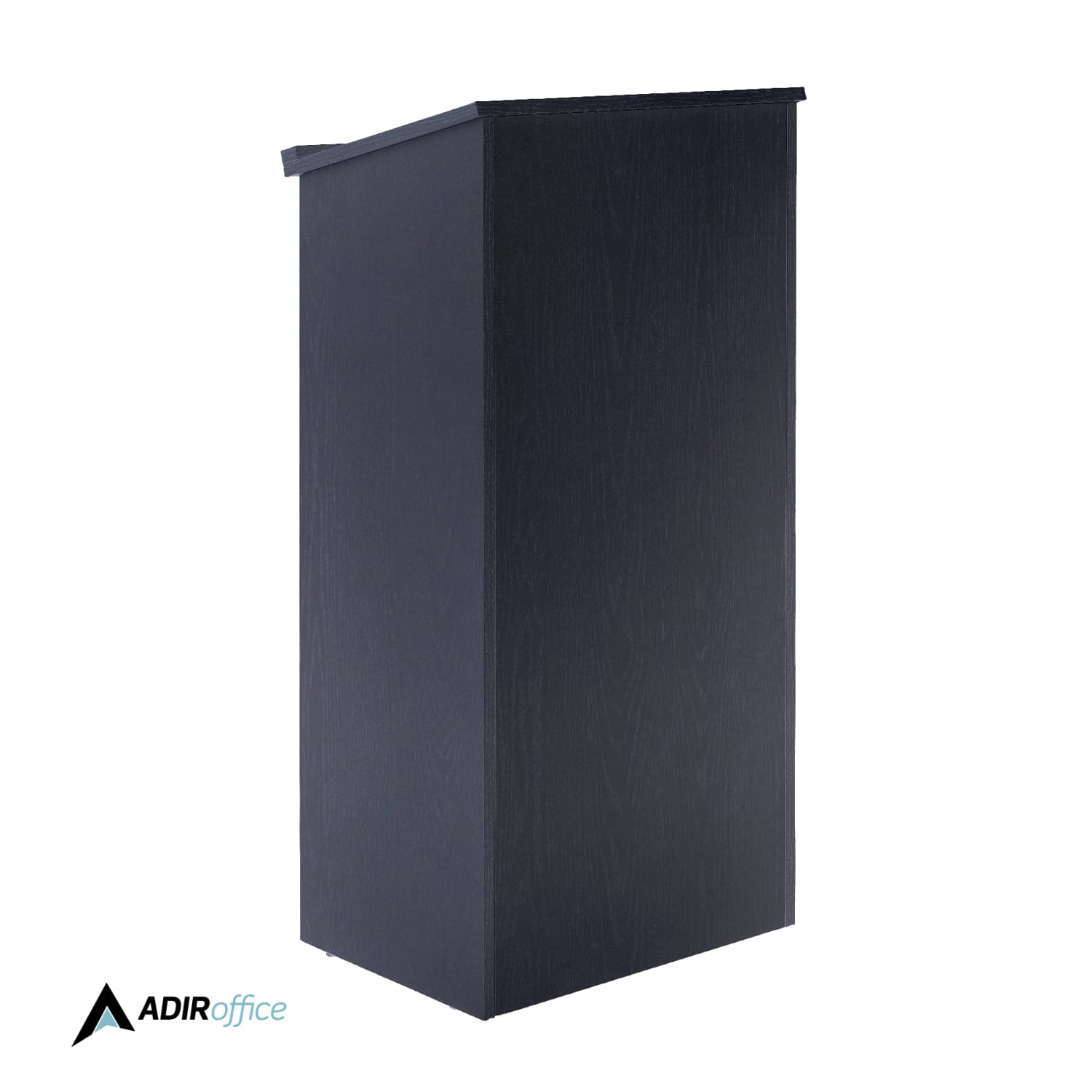 Alpine AdirOffice Stand-Up Floor Podium Lectern, 45-13/16inH x 23inW x 15inD, Black - Image 6