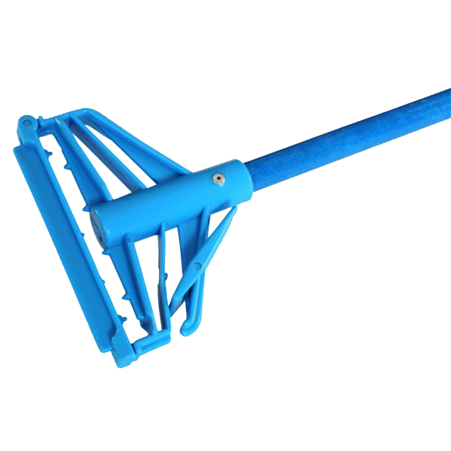 Globe Commercial Products Fiberglass Quick Release Mop Handle, 60in, Blue - Image 3