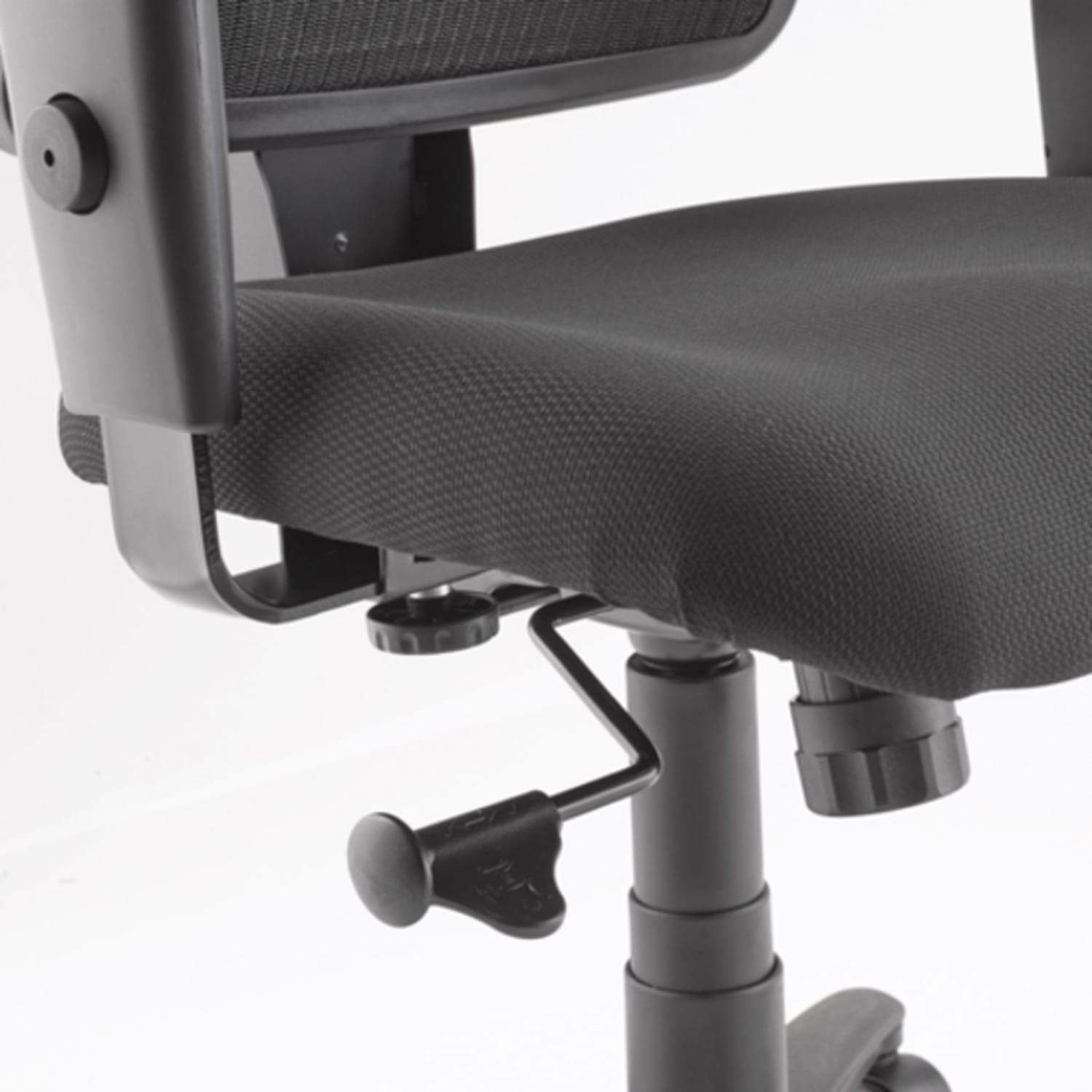 Lorell Ergonomic MeshFabric Mid Back Chair Swivel Tilt Black PopularChairscom