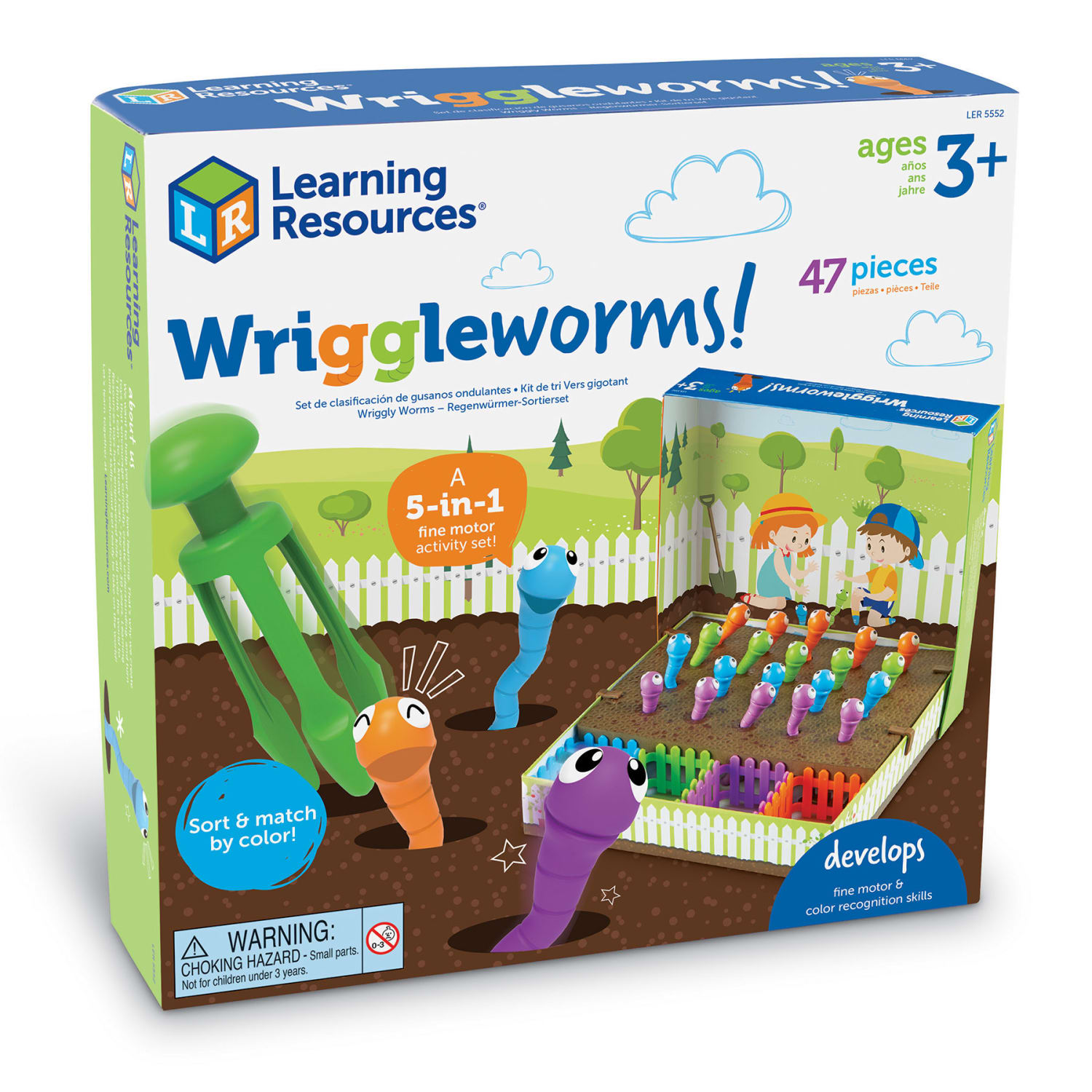 Learning Resources Wriggleworms! Fine Motor Activity Set - Image 4