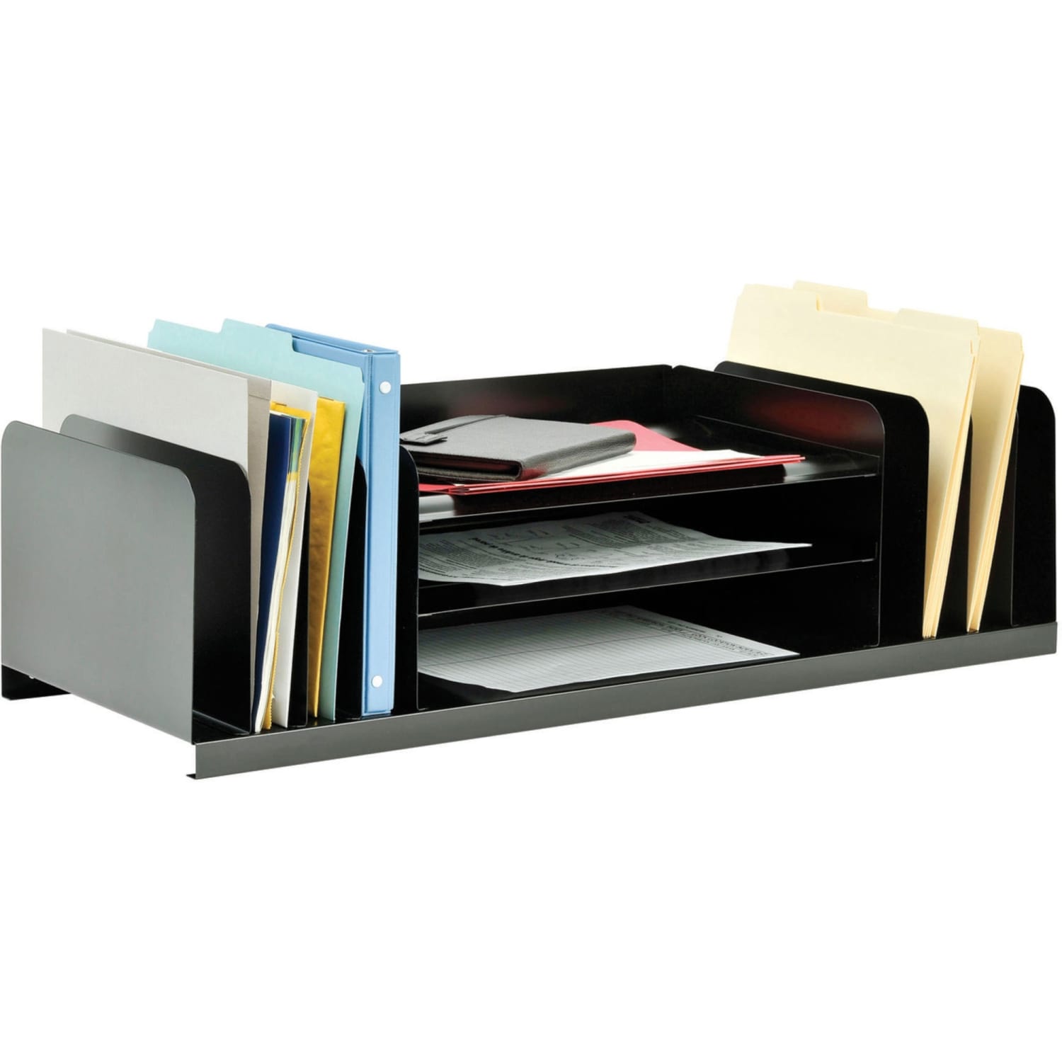 STEELMASTER Jumbo Organizer For Large Forms, Black - Image 3