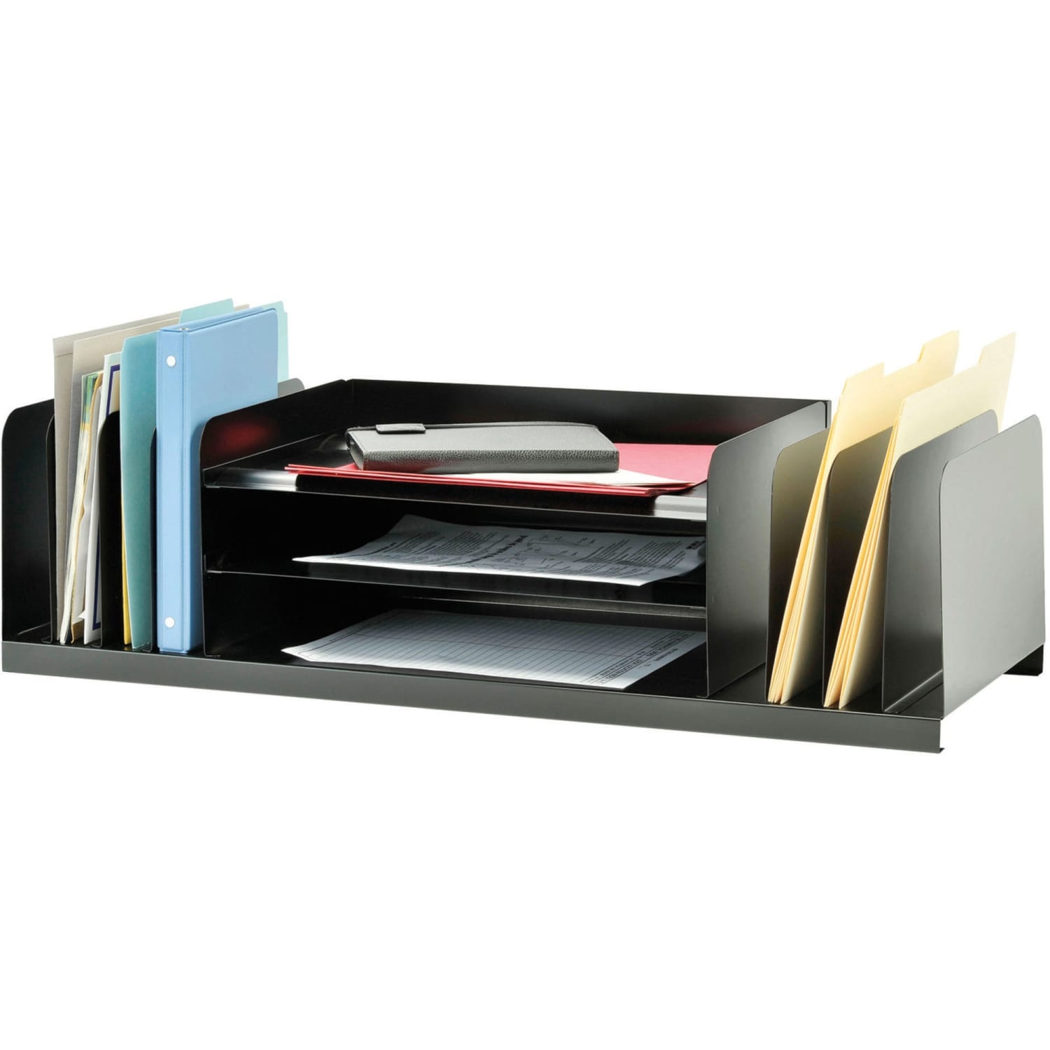 STEELMASTER Jumbo Organizer For Large Forms, Black - Image 4