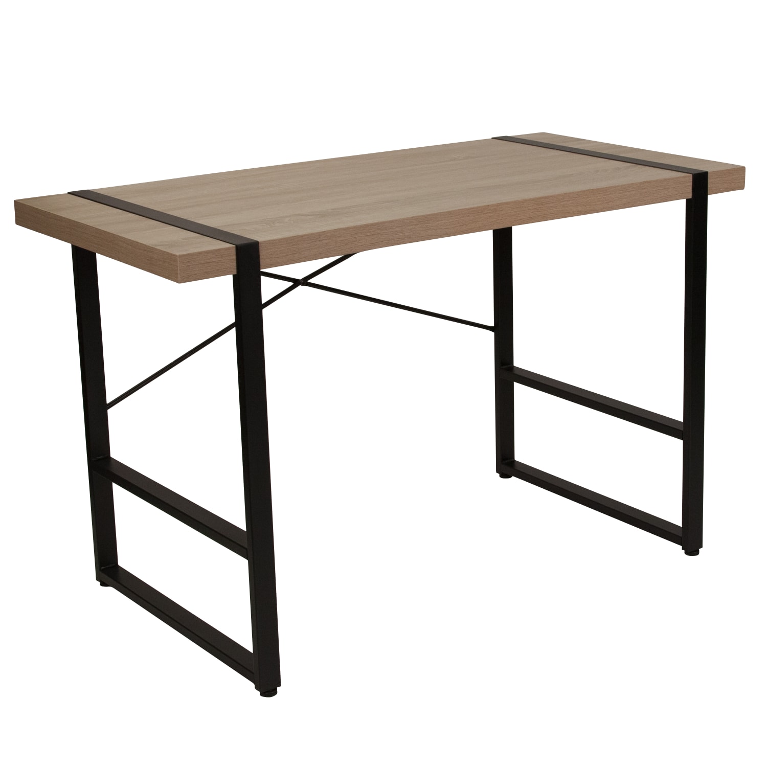 Flash Furniture Console Table, 30inH x 47-1/4inW x 23-3/4inD, Black/Rustic - Image 3