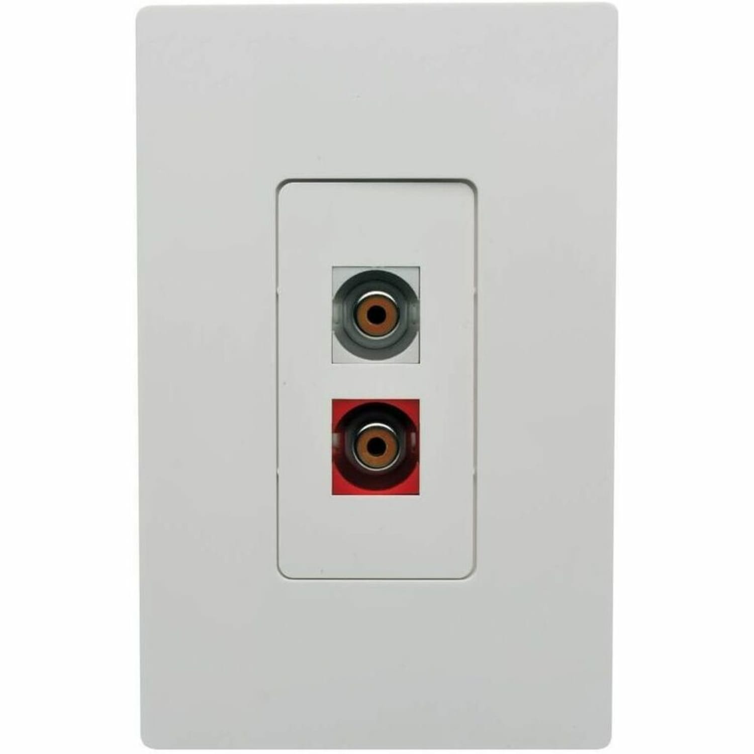 Eaton Tripp Lite Series RCA Female Audio to Screw Terminal Keystone Jack Kit Red/White - Modular insert (coupling) - RCA - red, white - Image 6