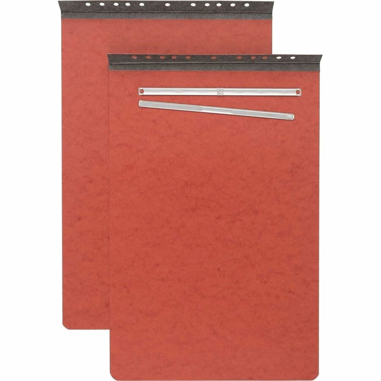 ACCO Pressboard Report Cover With Fastener, Side Bound, 11in x 17in, 60% Recycled, Earth Red - Image 6