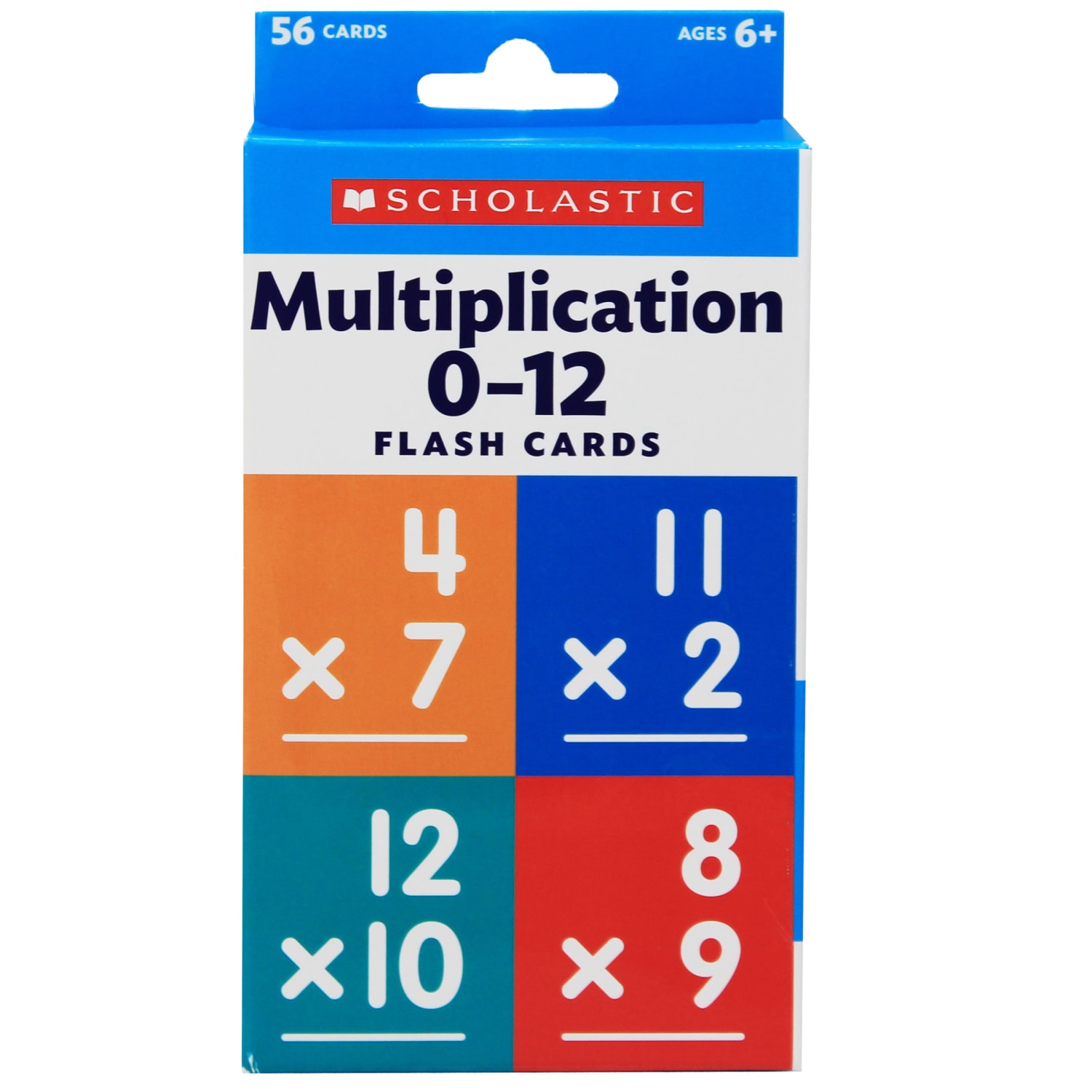 Scholastic Teaching Solutions Flash Cards, Multiplication 0-12, Set Of 6 Packs - Image 3