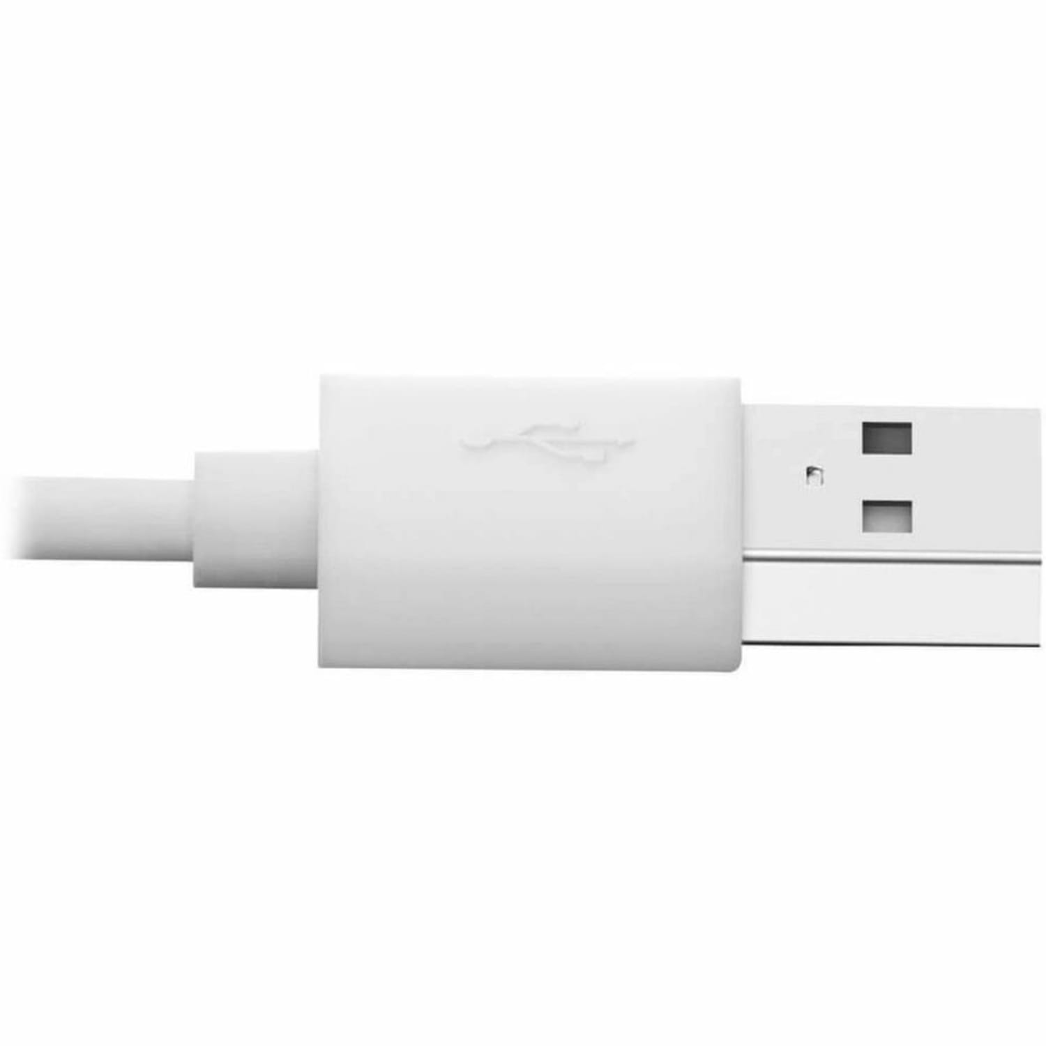 Tripp Lite Lightning to USB Sync Charge CAble Right-Angle for iPhones iPads Apple White 6ft 6ft - 60 MB/s - 6 ft - 1 x Type A Male USB - 1 x Lightning Male Proprietary Connector - MFI - Nickel Plated Connector - Gold Plated Contact - White - Image 5