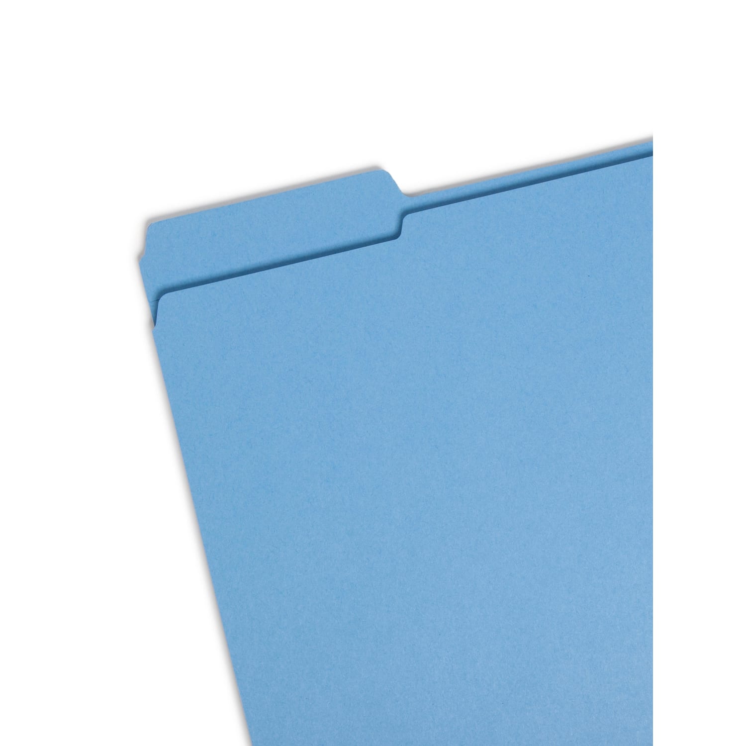 Smead Color File Folders, With Reinforced Tabs, Letter Size, 1/3 Cut, Blue, Box Of 100 - Image 3