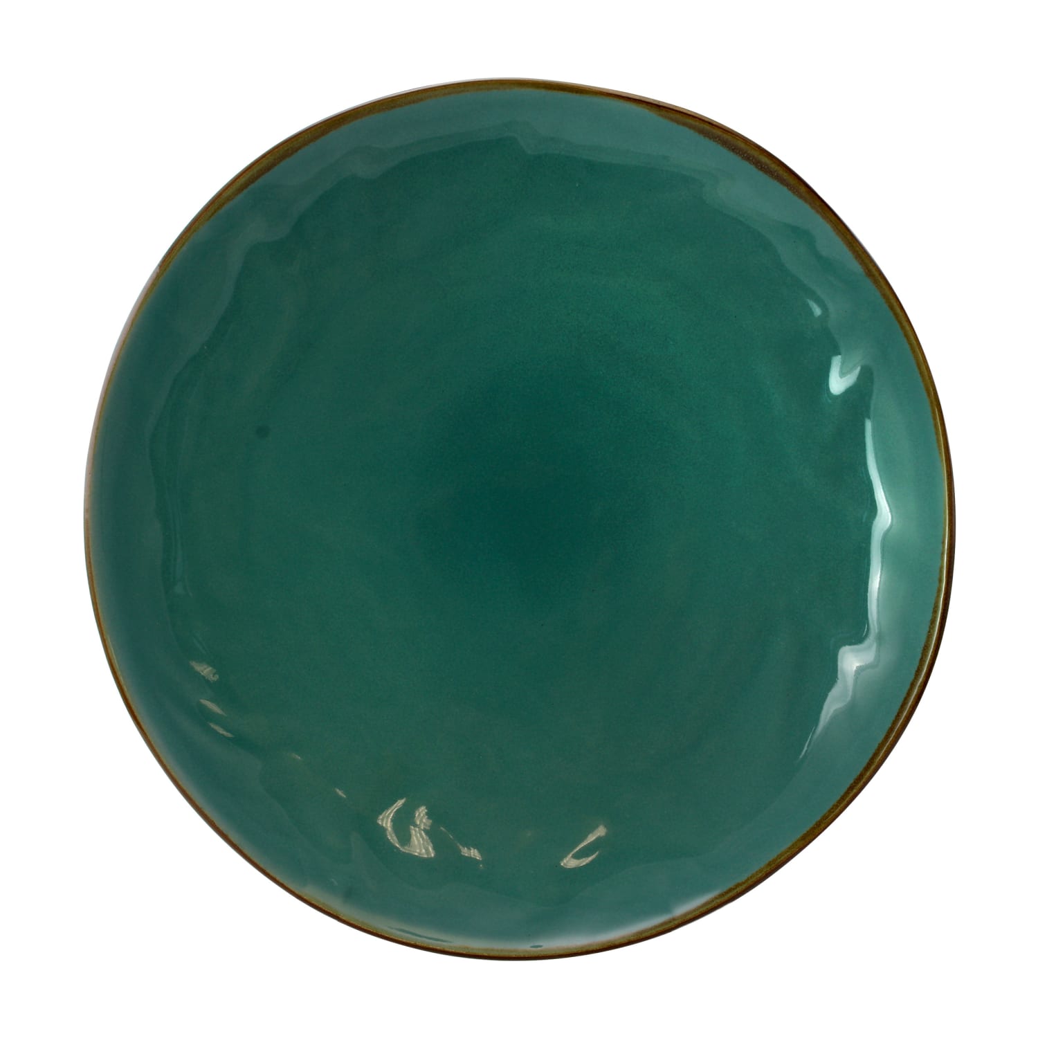 Elama 16-Piece Stoneware Dinnerware Set, Caribbean Tide - Image 5