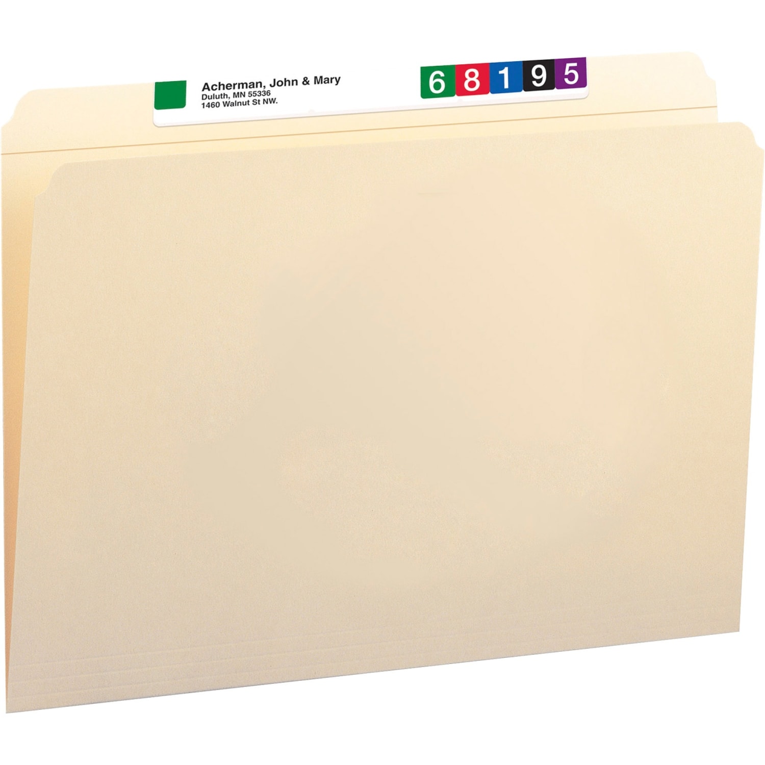 Smead Manila Reinforced Tab Fastener Folders, Legal Size, Straight Cut, Pack Of 50 - Image 3