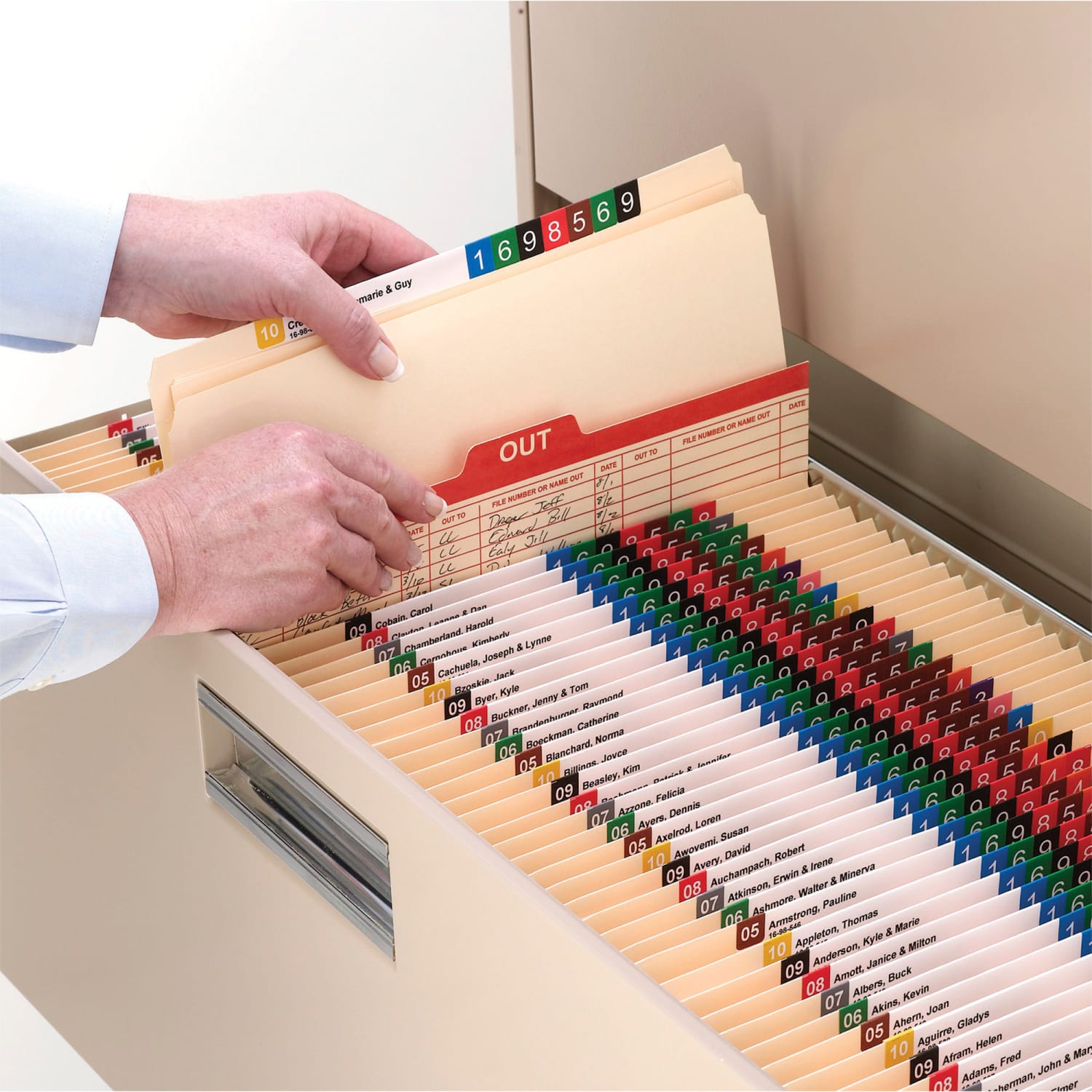 Smead Manila Reinforced Tab Fastener Folders, Legal Size, Straight Cut, Pack Of 50 - Image 4