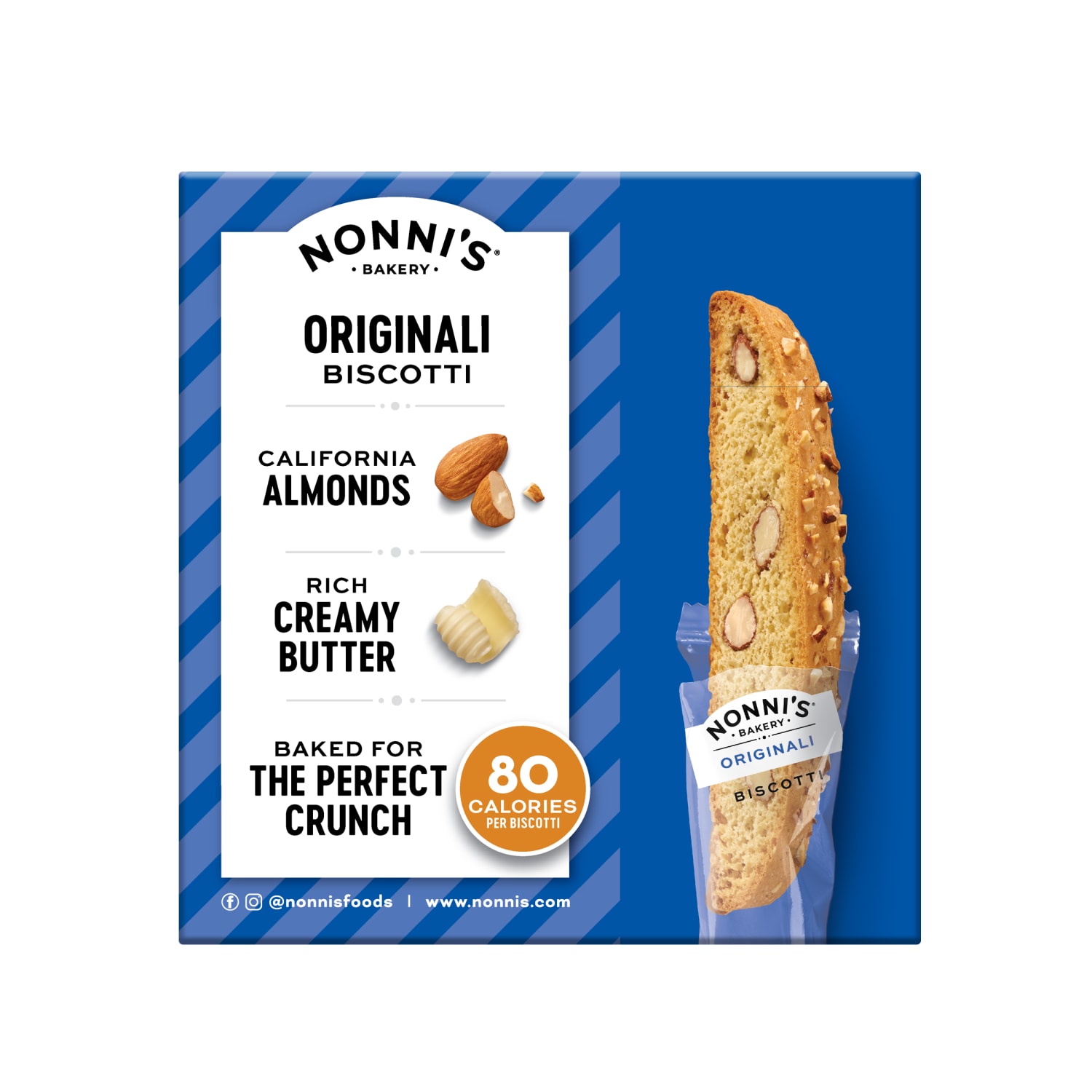 Nonnis Originali Biscotti Cookie Box, Box Of 25 Biscotti - Image 6