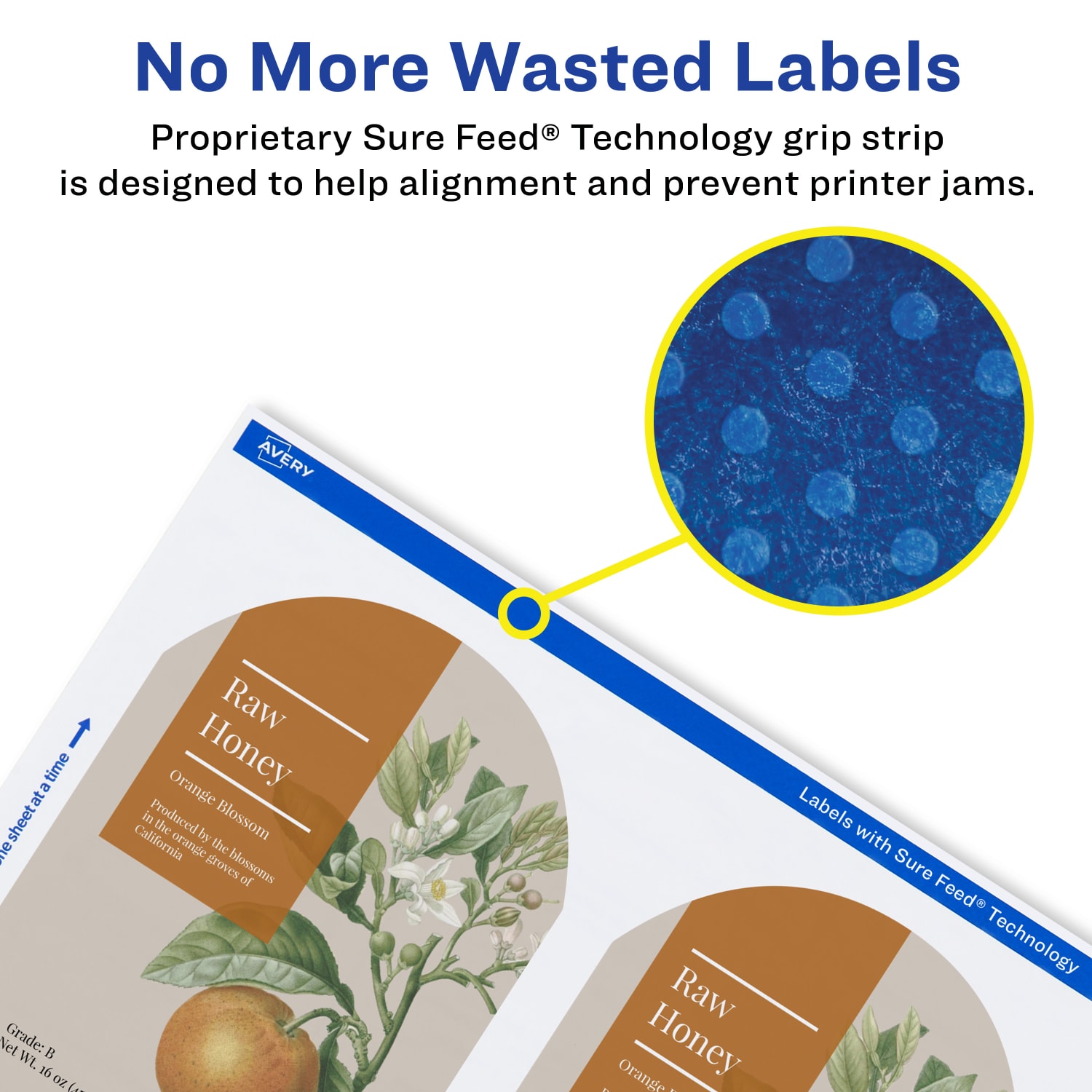 Avery Waterproof Permanent Labels With Sure Feed, 94600-WMF50, Arched, 4-3/4in x 3-1/2in, White, Pack Of 200 - Image 5
