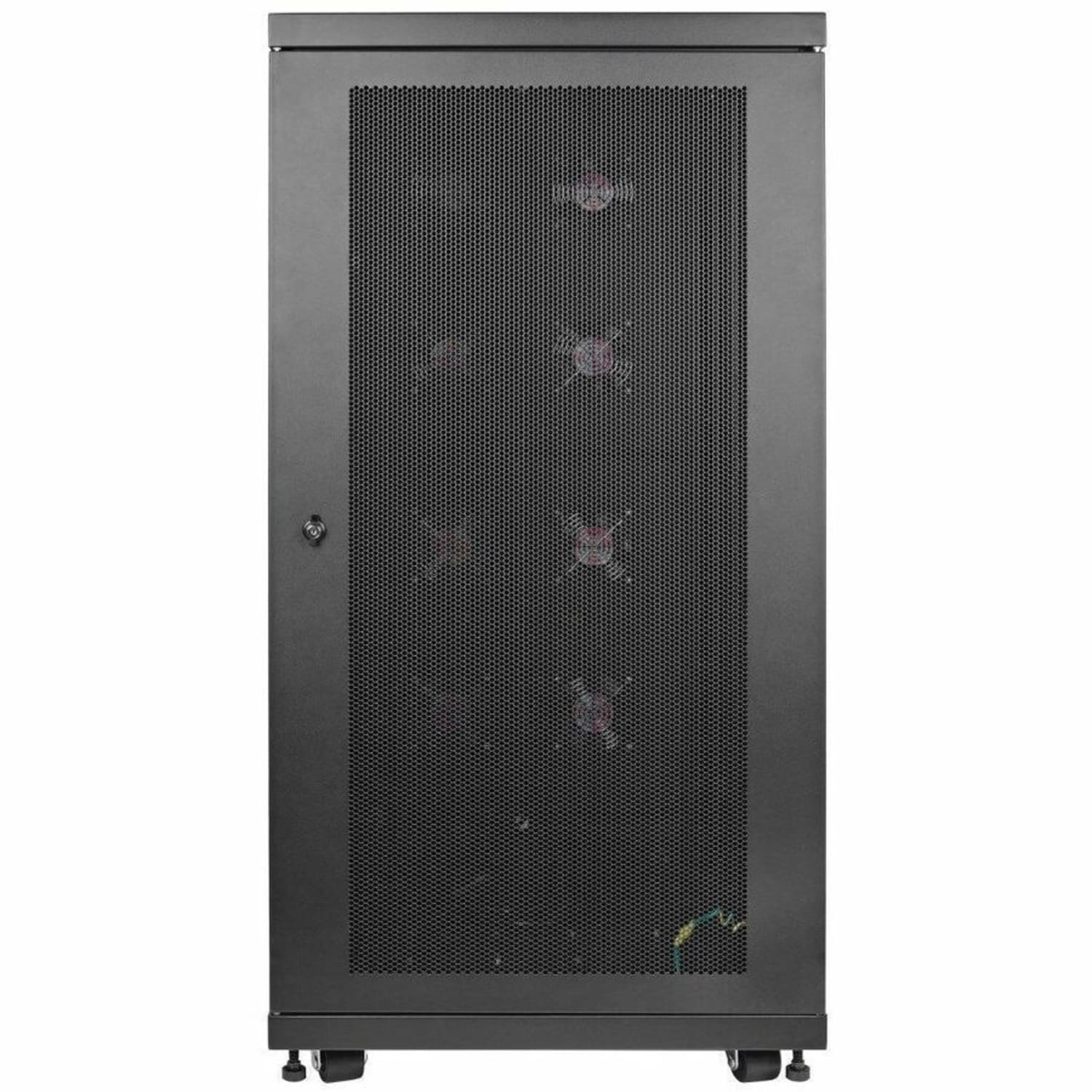 Eaton Tripp Lite Series 24U Industrial Rack Floor Enclosure Server Cabinet Doors & Sides - Rack cabinet - black - 24U - 19in - Image 3