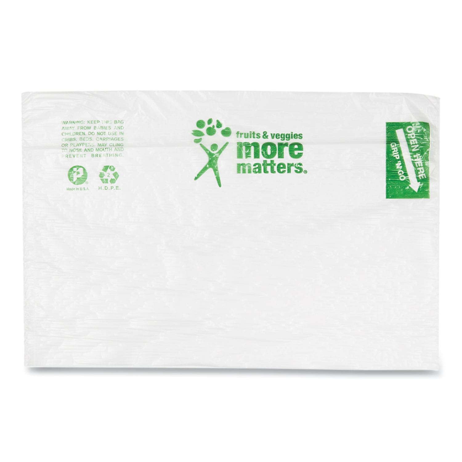 Inteplast Group Produce Bags, 10in x 15in, Clear, 1,400 Bags Per Roll, Case Of 4 Rolls - Image 3