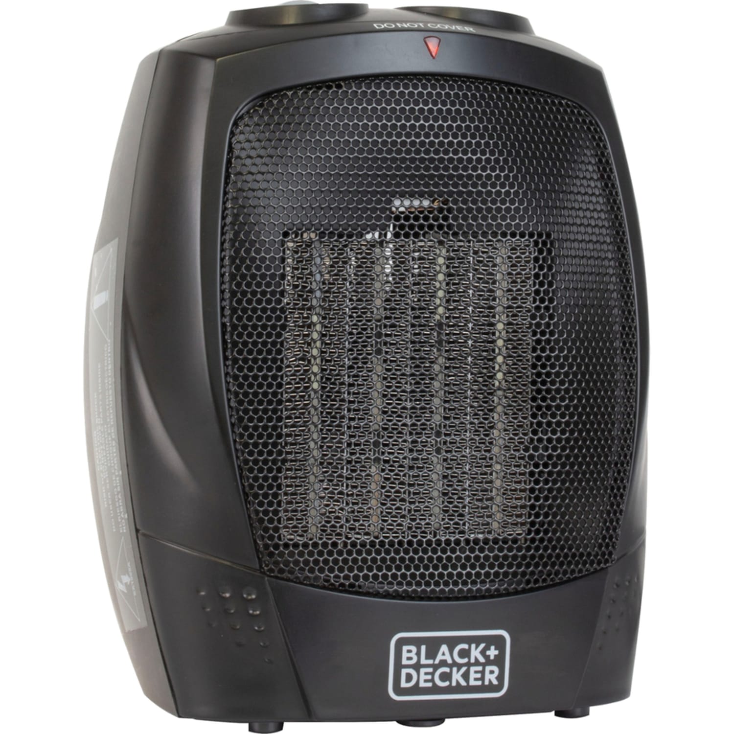 Black+Decker BHDC201 1,500-Watt Personal Ceramic Heater, 9-1/4inH x 7-5/16inW x 6-5/16inD, Black - Image 5