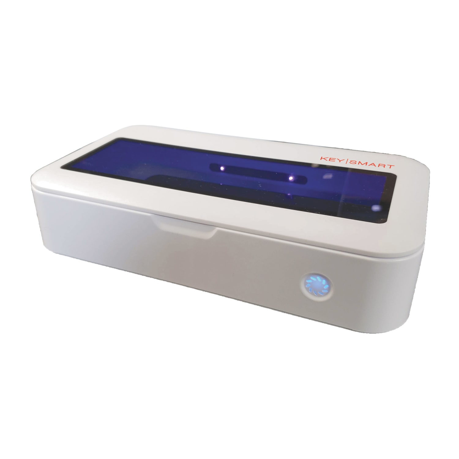 KeySmart CleanTray Charge Wireless Charging UV Light Sterilizer, White - Image 3