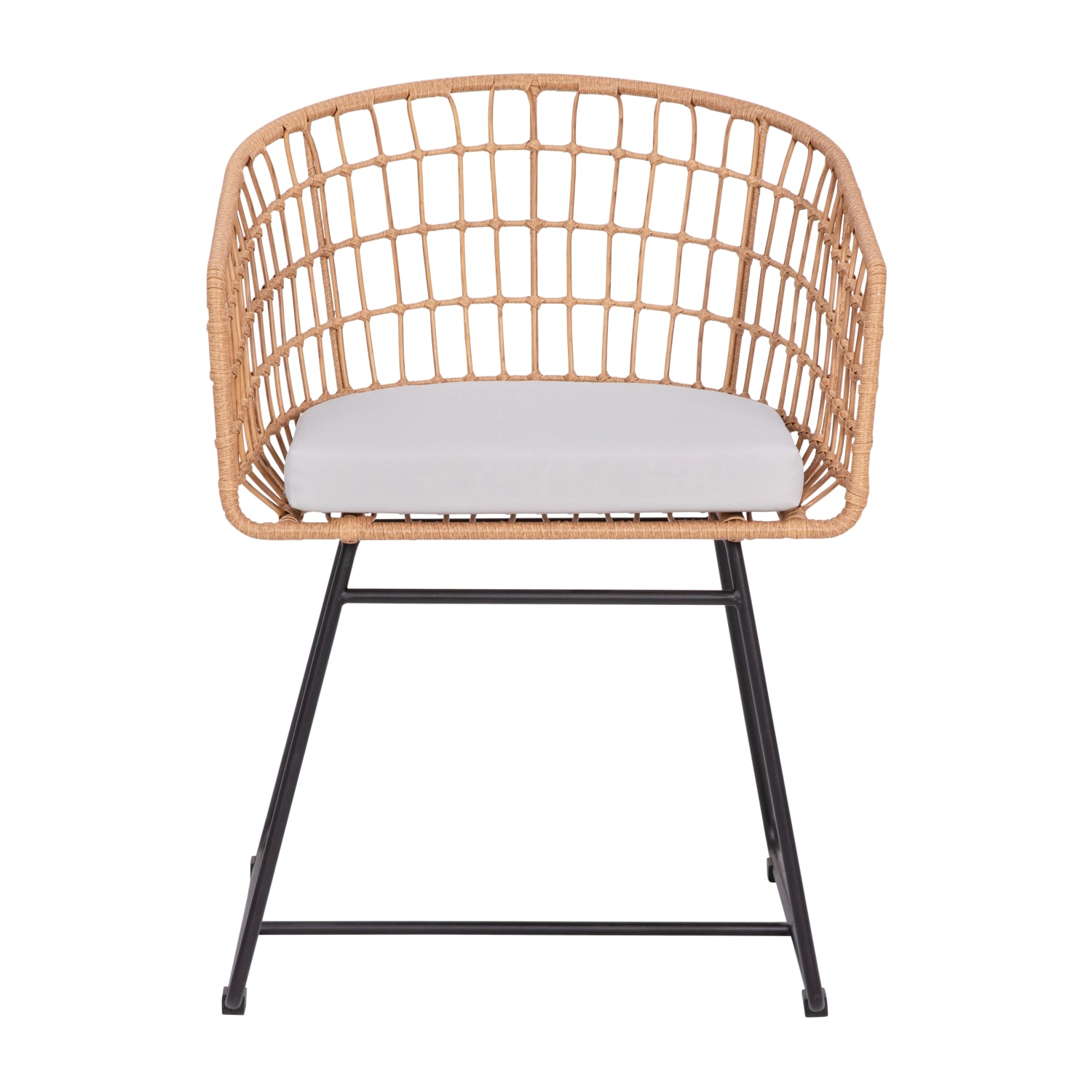 Flash Furniture Devon IndoorOutdoor Patio Boho Club Chairs With Sled Base Light GrayNatural Set Of 2 Chairs PopularChairscom Flash Furniture Devon IndoorOutdoor Patio Boho Club Chairs With Sled Base Light GrayNatural Set Of 2 Chairs PopularChairscom