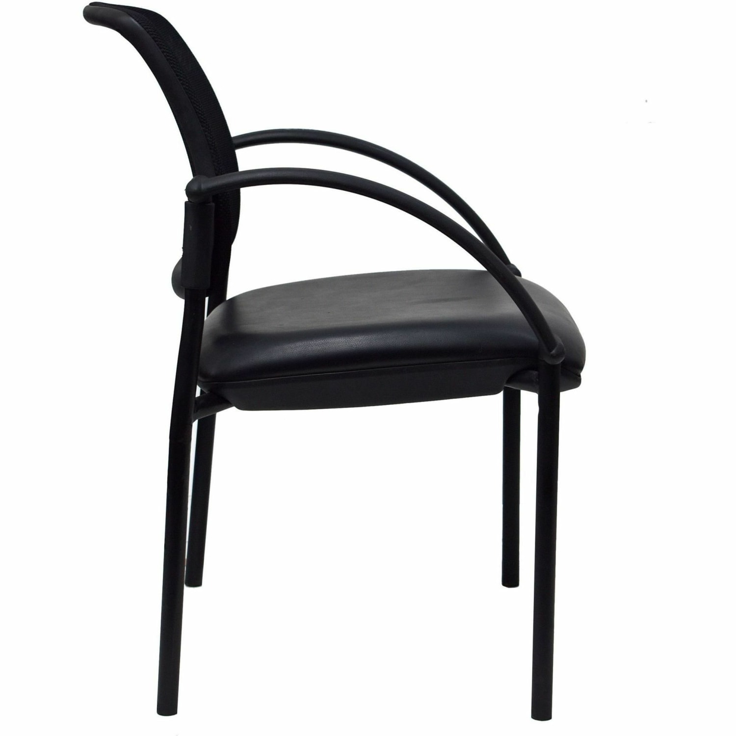 Lorell Breathable Mesh Guest Chair, Black - Image 5