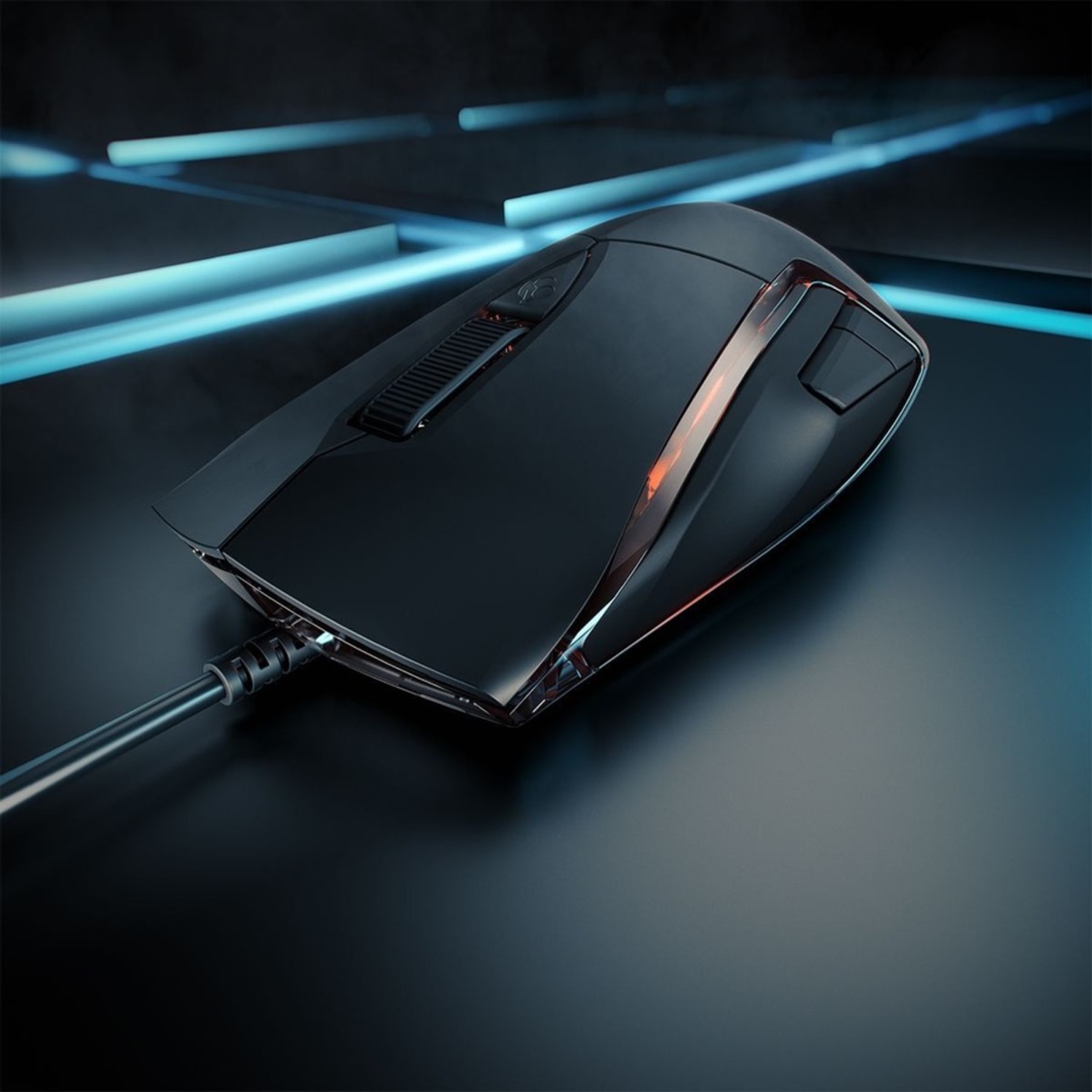 CHERRY MC 3.1 Corded Mouse Gaming - Optical - Cable - Black - USB 2.0 - 12000 dpi - Scroll Wheel - 6 Button(s) - 6 Programmable Button(s) - Symmetrical - Image 4