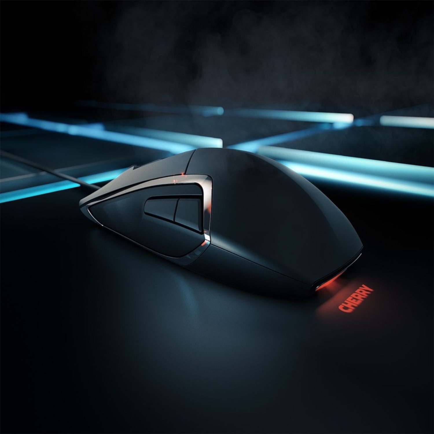 CHERRY MC 3.1 Corded Mouse Gaming - Optical - Cable - Black - USB 2.0 - 12000 dpi - Scroll Wheel - 6 Button(s) - 6 Programmable Button(s) - Symmetrical - Image 5