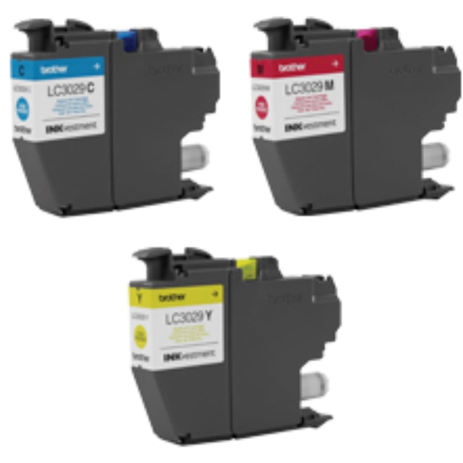 Brother LC3029 Cyan; Magenta; Yellow Super-High-Yield Ink Cartridges, Pack Of 3, LC30293PK - Image 4