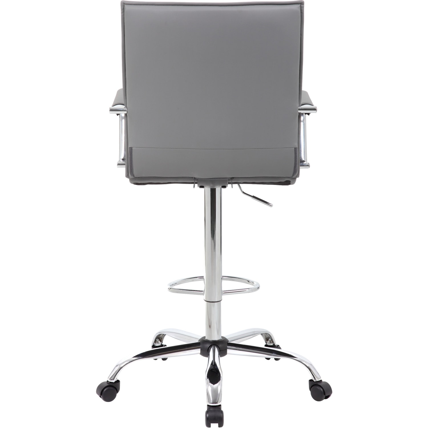 Boss Office Products Drafting Stool GrayChrome PopularChairscom Boss Office Products Drafting Stool GrayChrome PopularChairscom