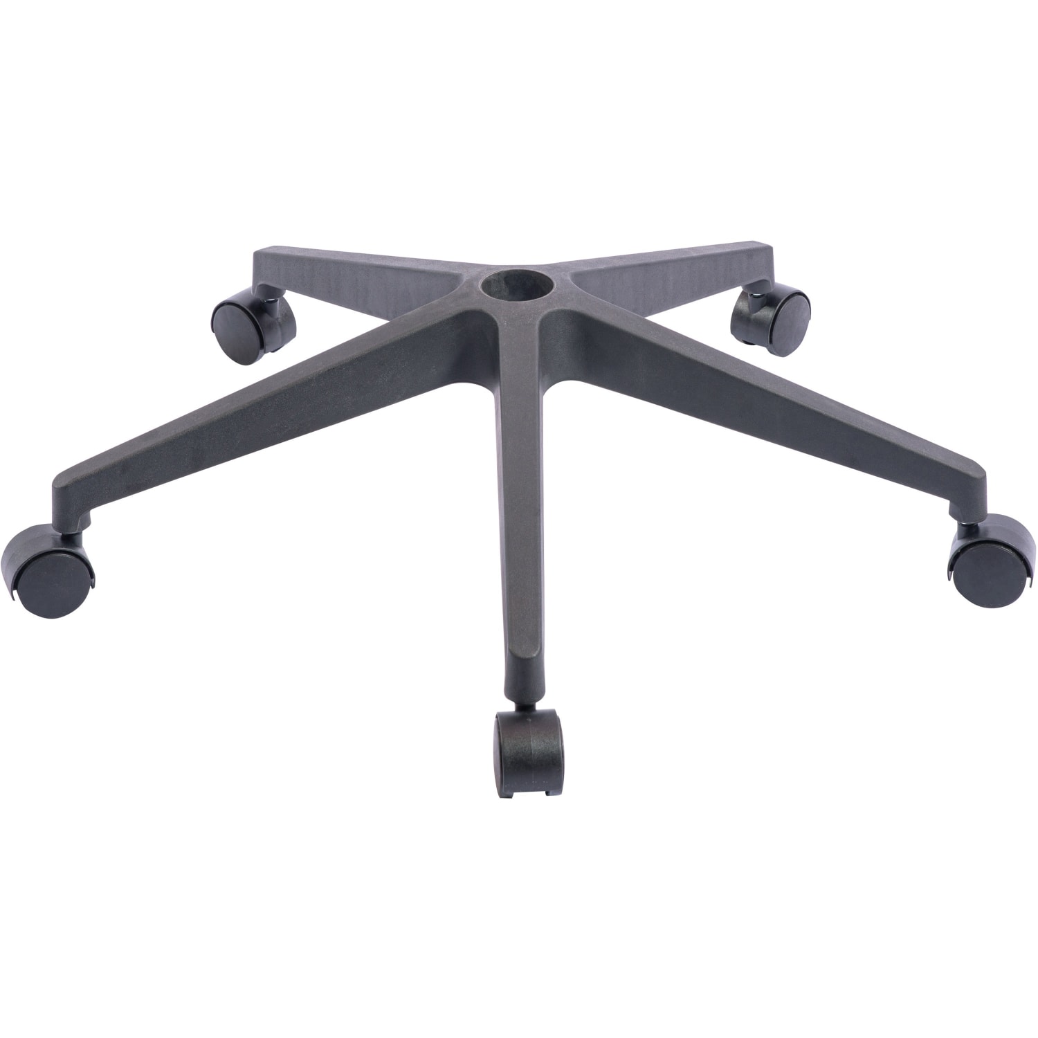 NuSparc Mid Back Task Chair  Fabric Back Material  Mid Back  5 star Base  Black  Armrest  1 Each PopularChairscom