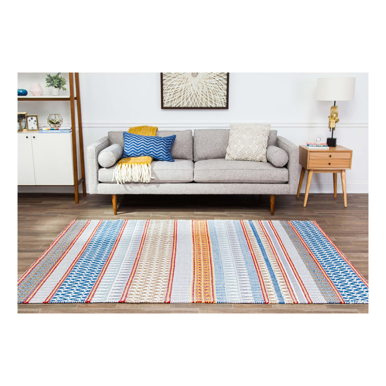 Anji Mountain Malka Patterned Rug, 5ft x 7ft, Multicolor - Image 3