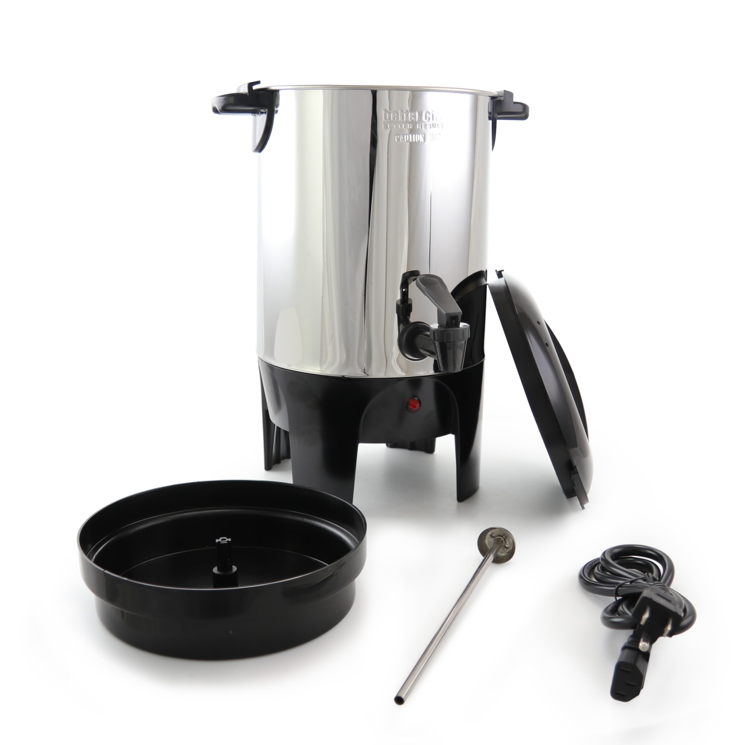 Better Chef 30-Cup Coffeemaker, Silver - Image 4