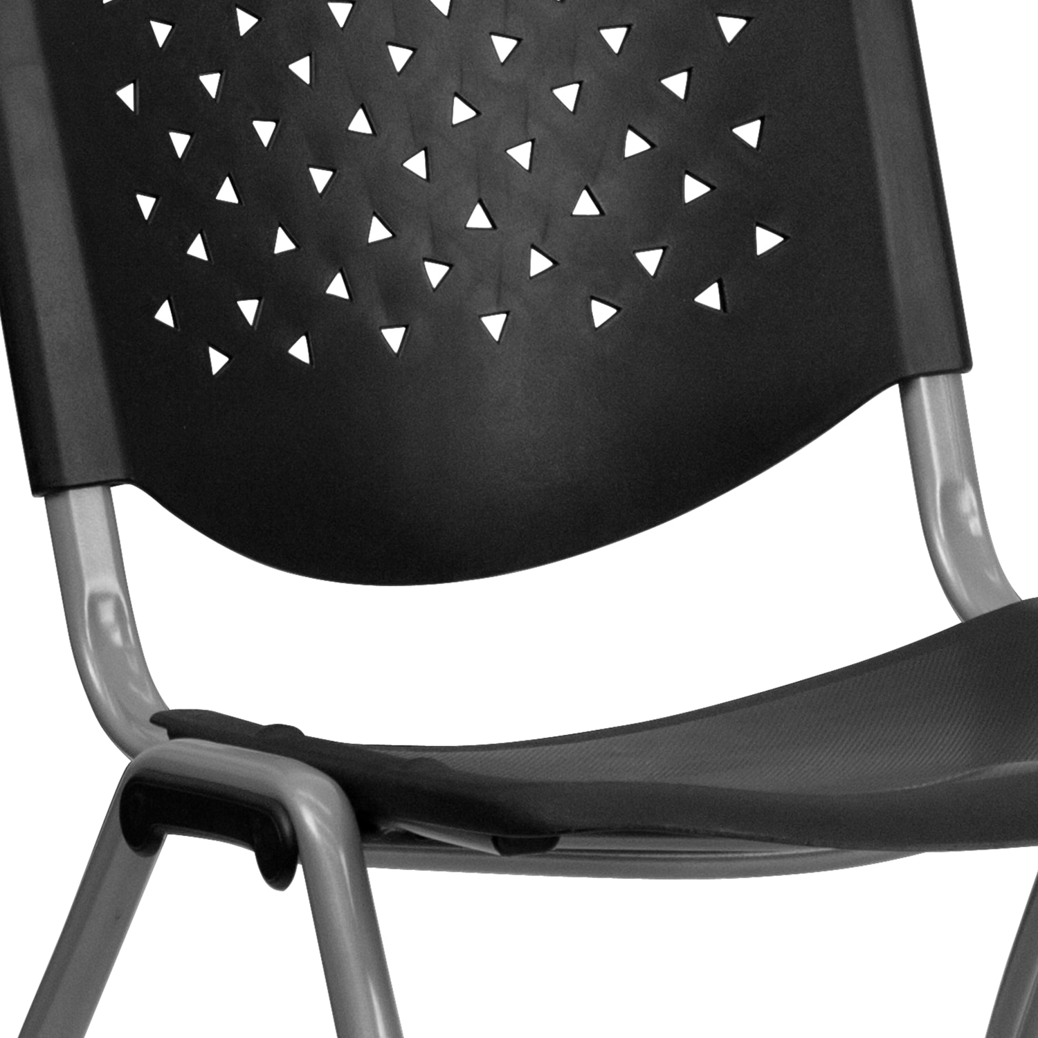 Flash Furniture HERCULES Series Plastic Stack Chairs Black Set Of 5 Chairs PopularChairscom