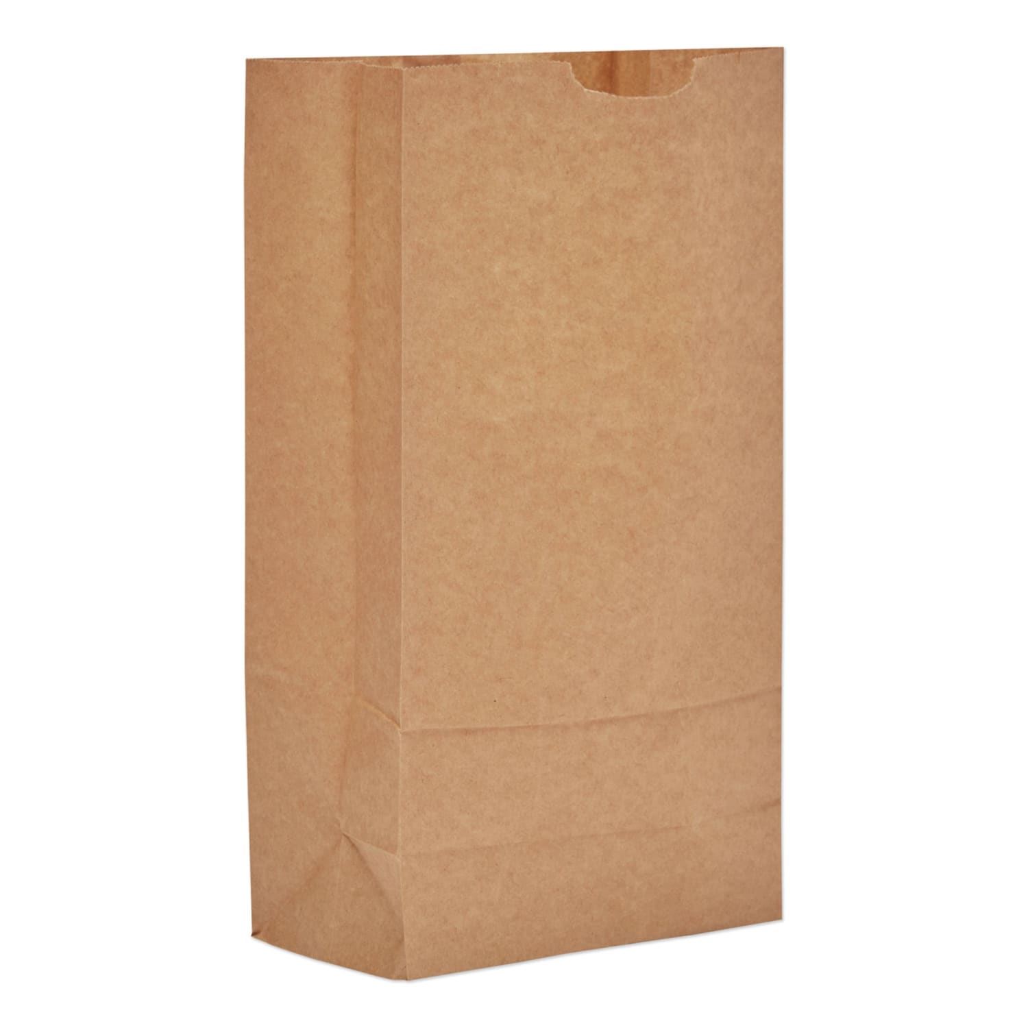 General Grocery Paper Bags, 13-7/16inH x 6-5/16inW x 4-1/4inD, Kraft Brown, Pack Of 500 Bags