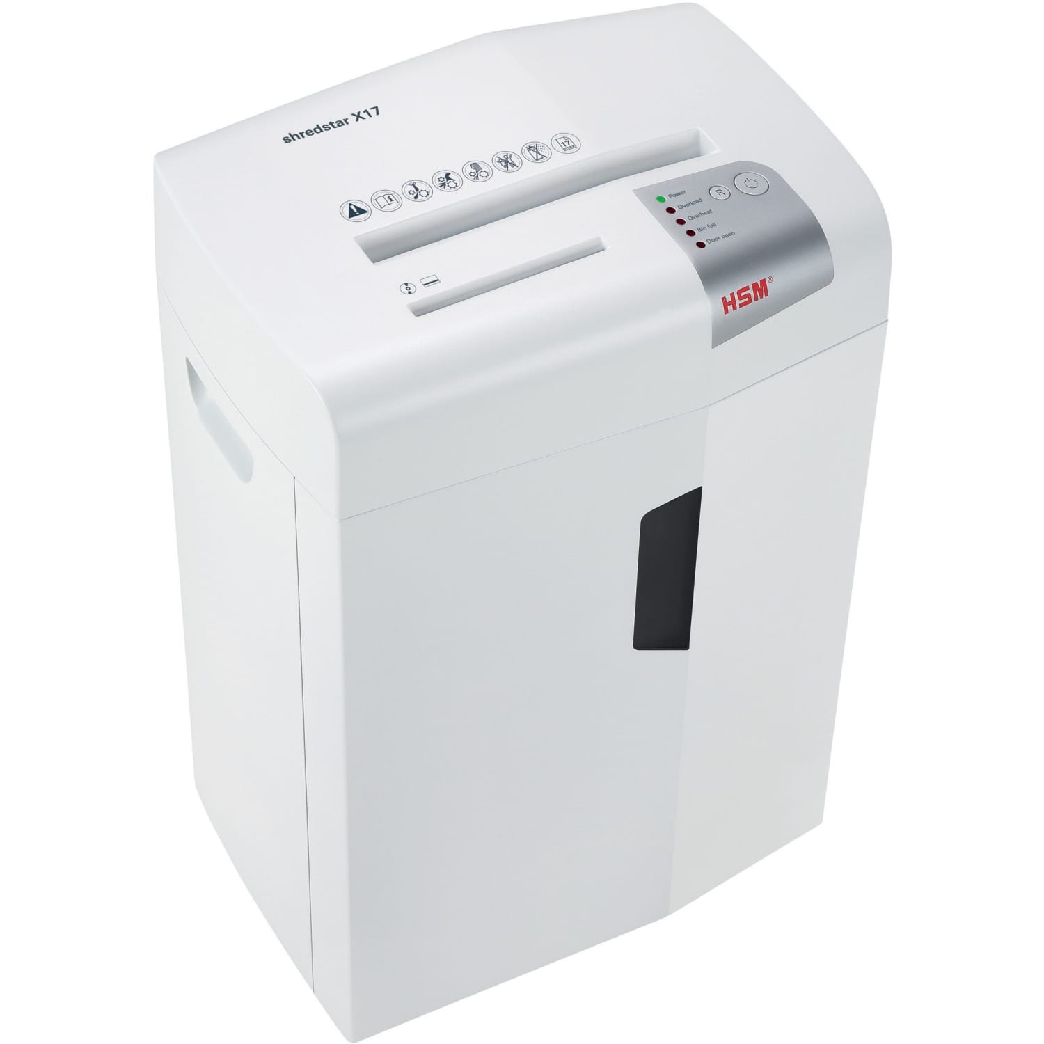 HSM shredstar X17 17 Sheet Cross-Cut Shredder, HSM1030W - Image 6