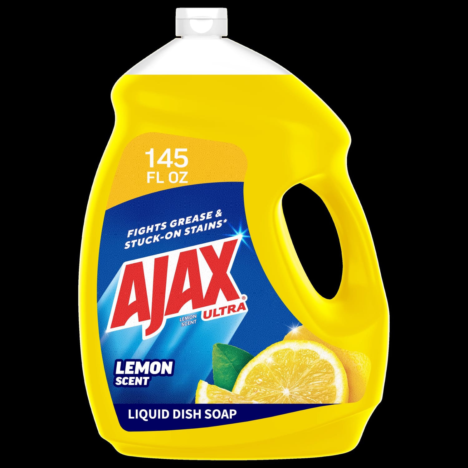 AJAX Ultra Liquid Dish Soap, Lemon Scent, 145 Oz, Case Of 4 Bottles - Image 3