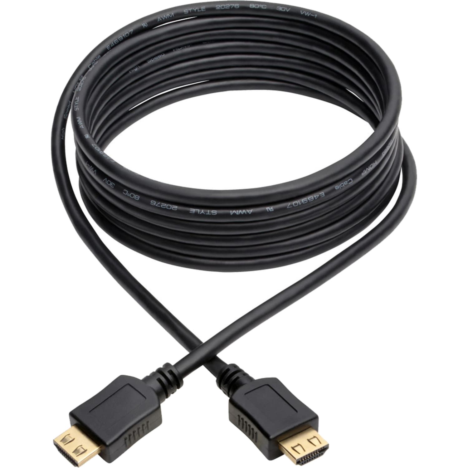 Eaton Tripp Lite Series High-Speed HDMI Cable, Gripping Connectors, 4K (M/M), Black, 10 ft. (3.05 m) - HDMI  - P568010BKGRP - Image 3