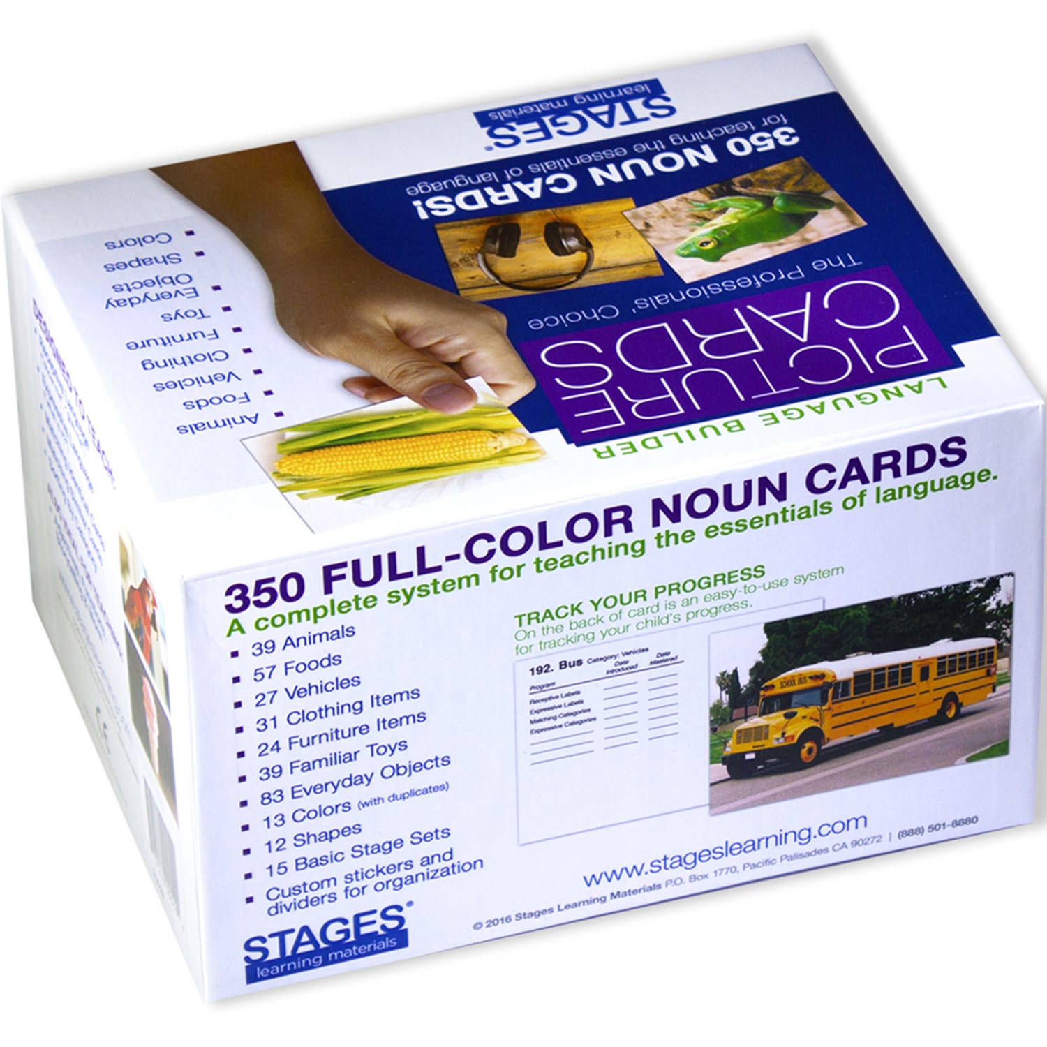 Stages Learning Materials Language Builder Picture Nouns Cards, Pre-K, Pack Of 350 Cards - Image 3