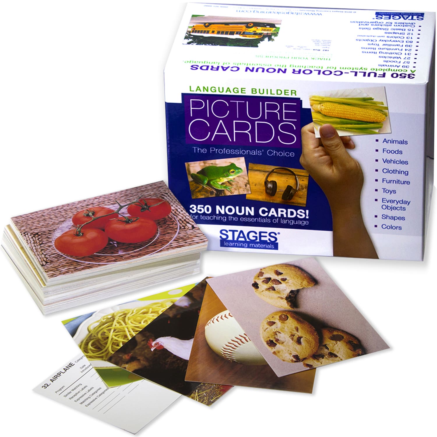 Stages Learning Materials Language Builder Picture Nouns Cards, Pre-K, Pack Of 350 Cards - Image 4