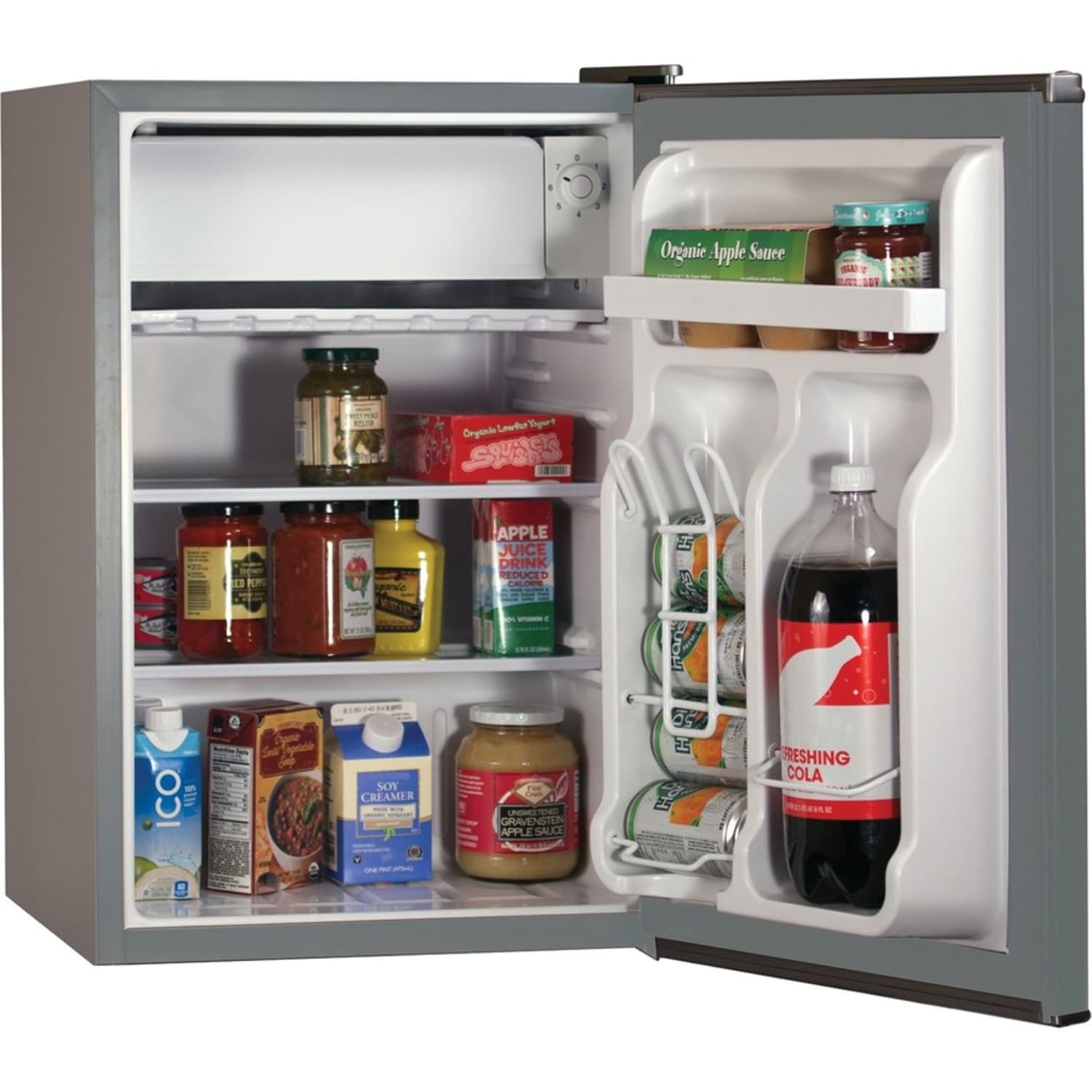 Black+Decker BCRK25W Refrigerator/Freezer, 2.5 Cu Ft, Black - Image 5