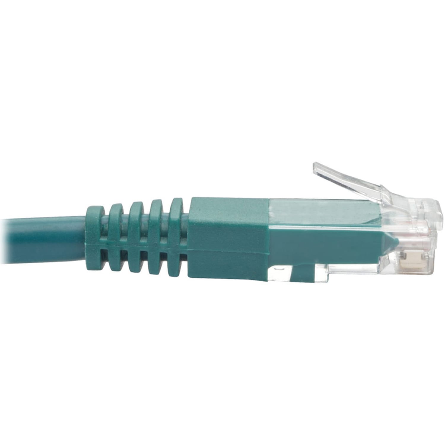 Tripp Lite 25ft Cat6 Gigabit Molded Patch Cable RJ45 M/M 550MHz 24AWG Green - 128 MB/s - 25 ft - Green - Image 5